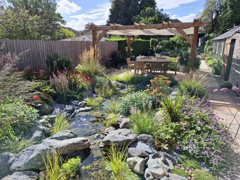 Wildlife Pond at Bel Grierson Garden Design
