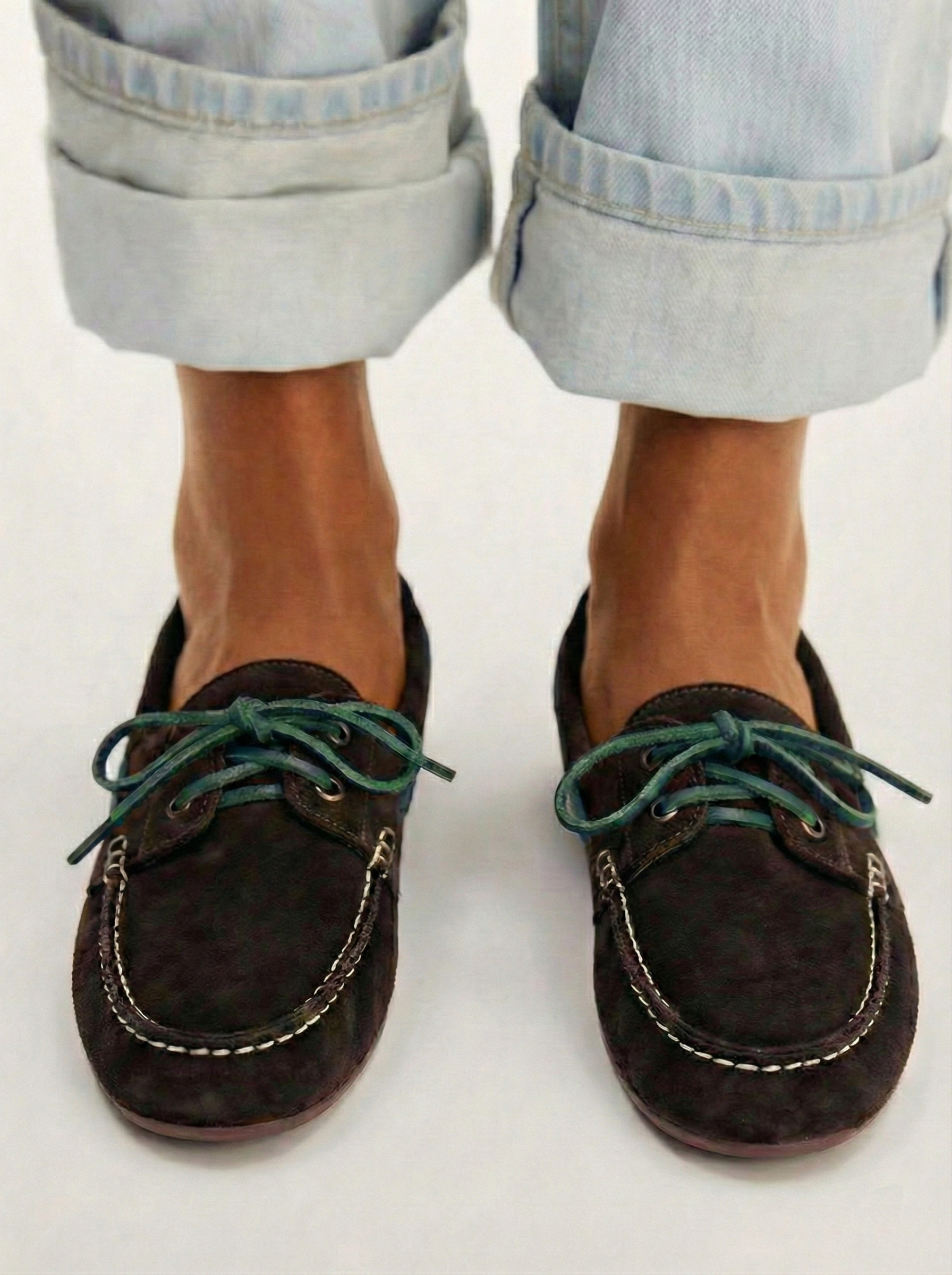 Boat Shoe Barquillo Suede Soft Chocolate Brown