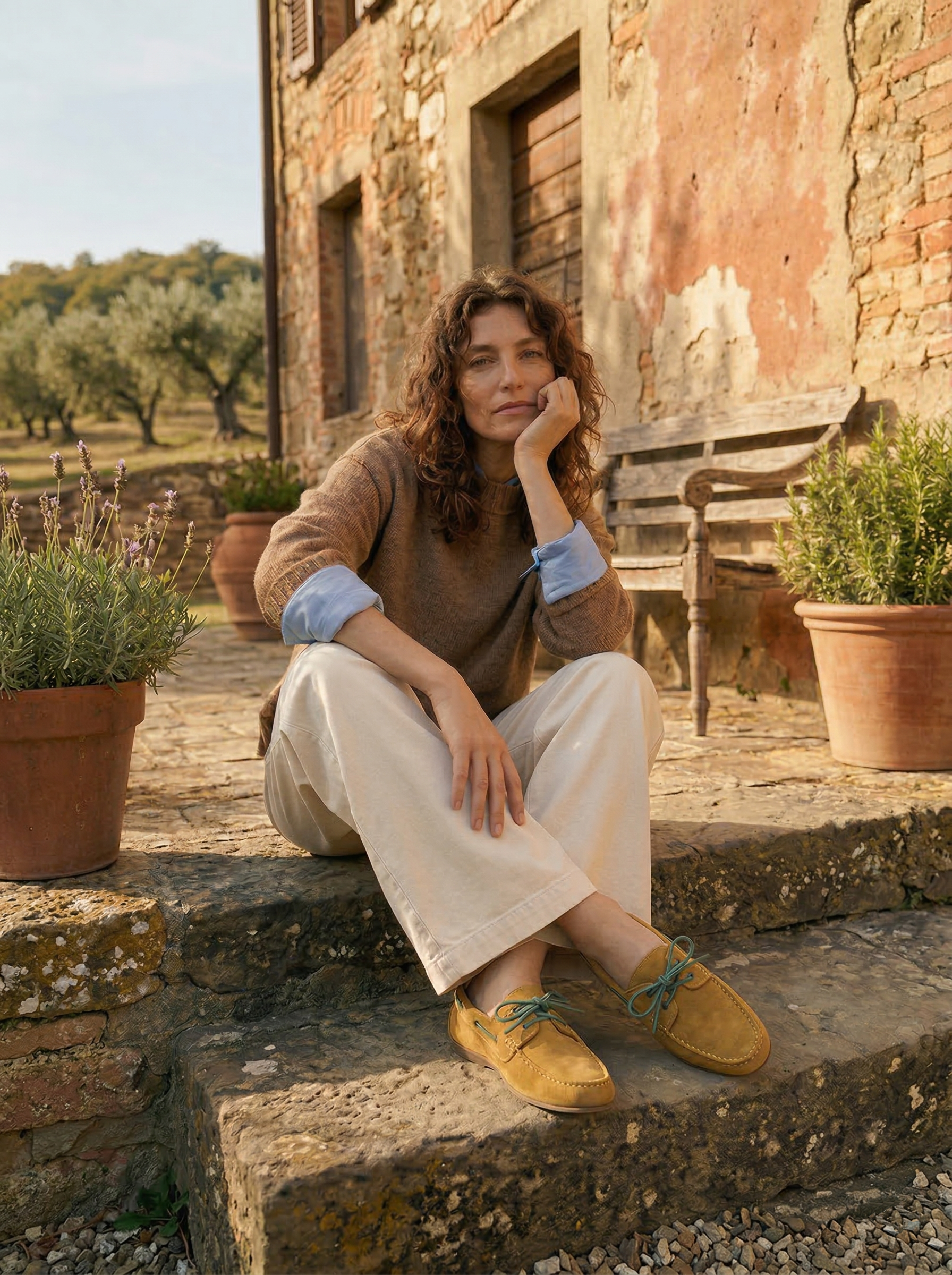 Boat Shoe Barquillo Suede Soft Canela