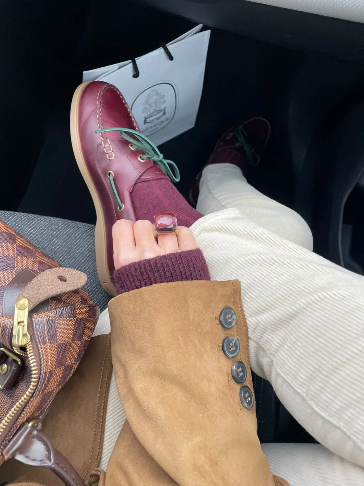 ICONS: Boat Shoe Burgundy- Argüelles