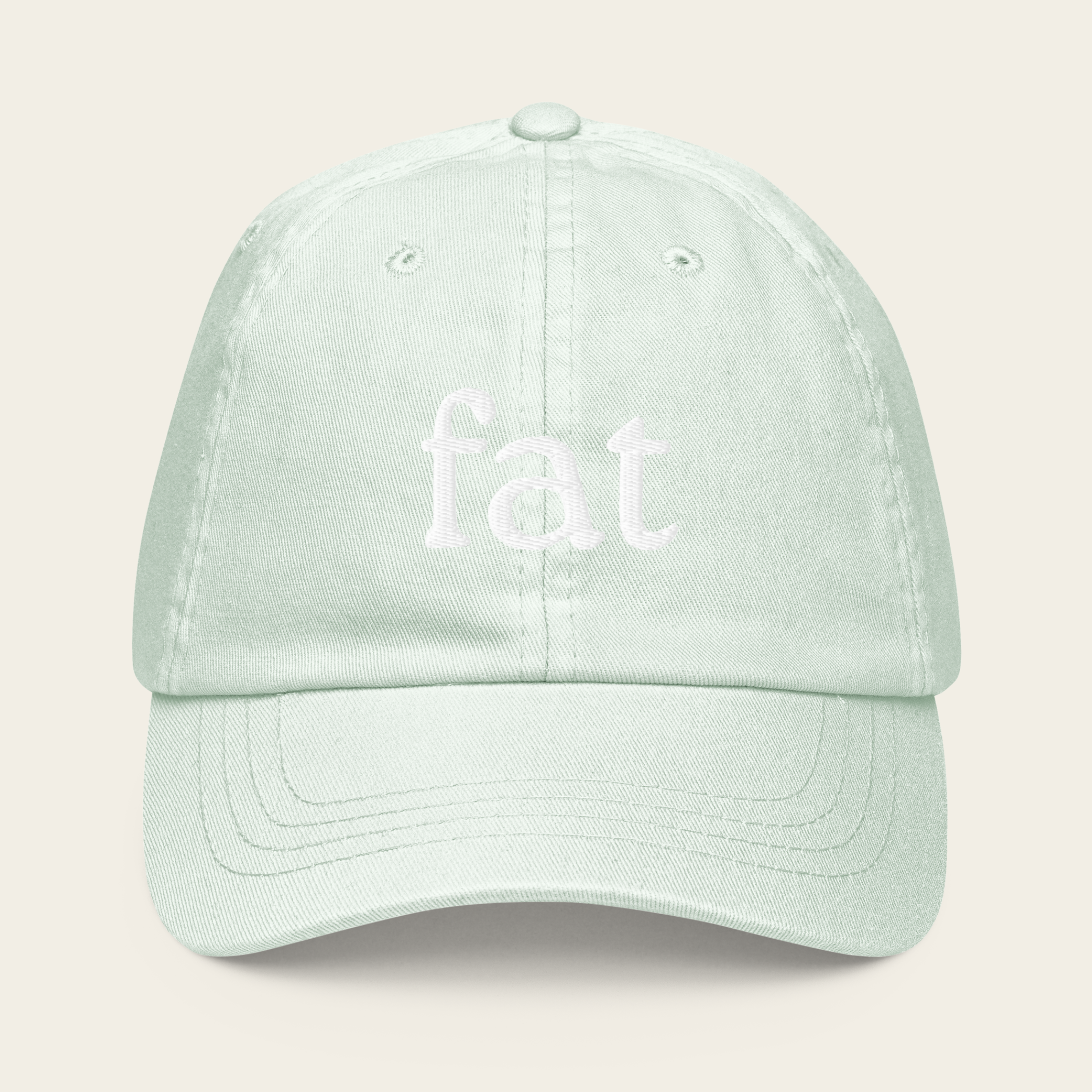 Pastel Fat Cap Mint Front.png