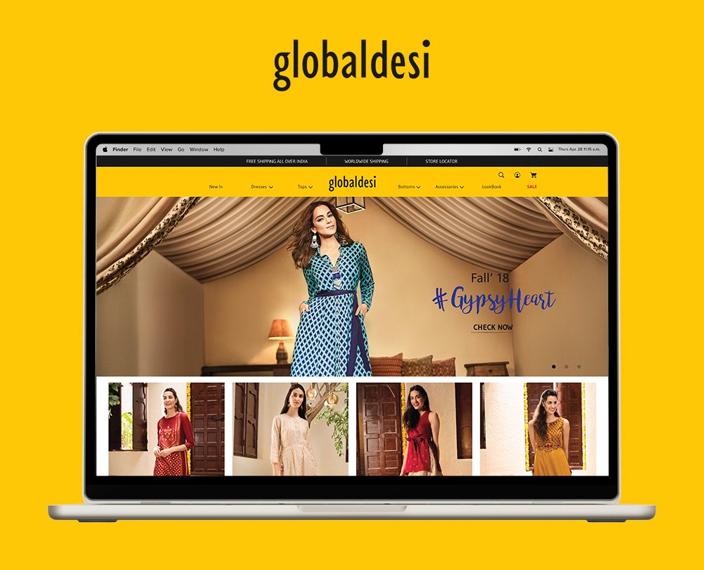 Global Desi Ecommerce Wesbite
