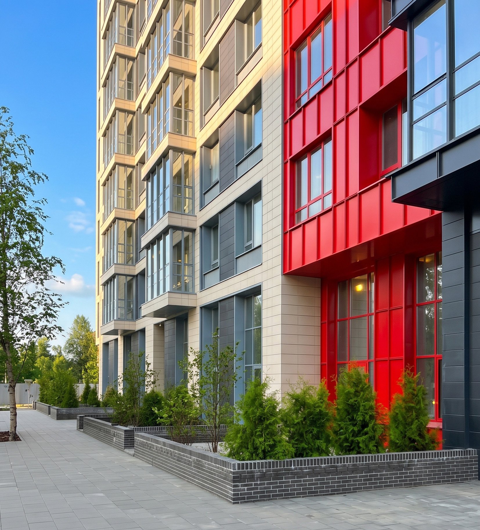 KINO flex_lofts. Landscape almost complete