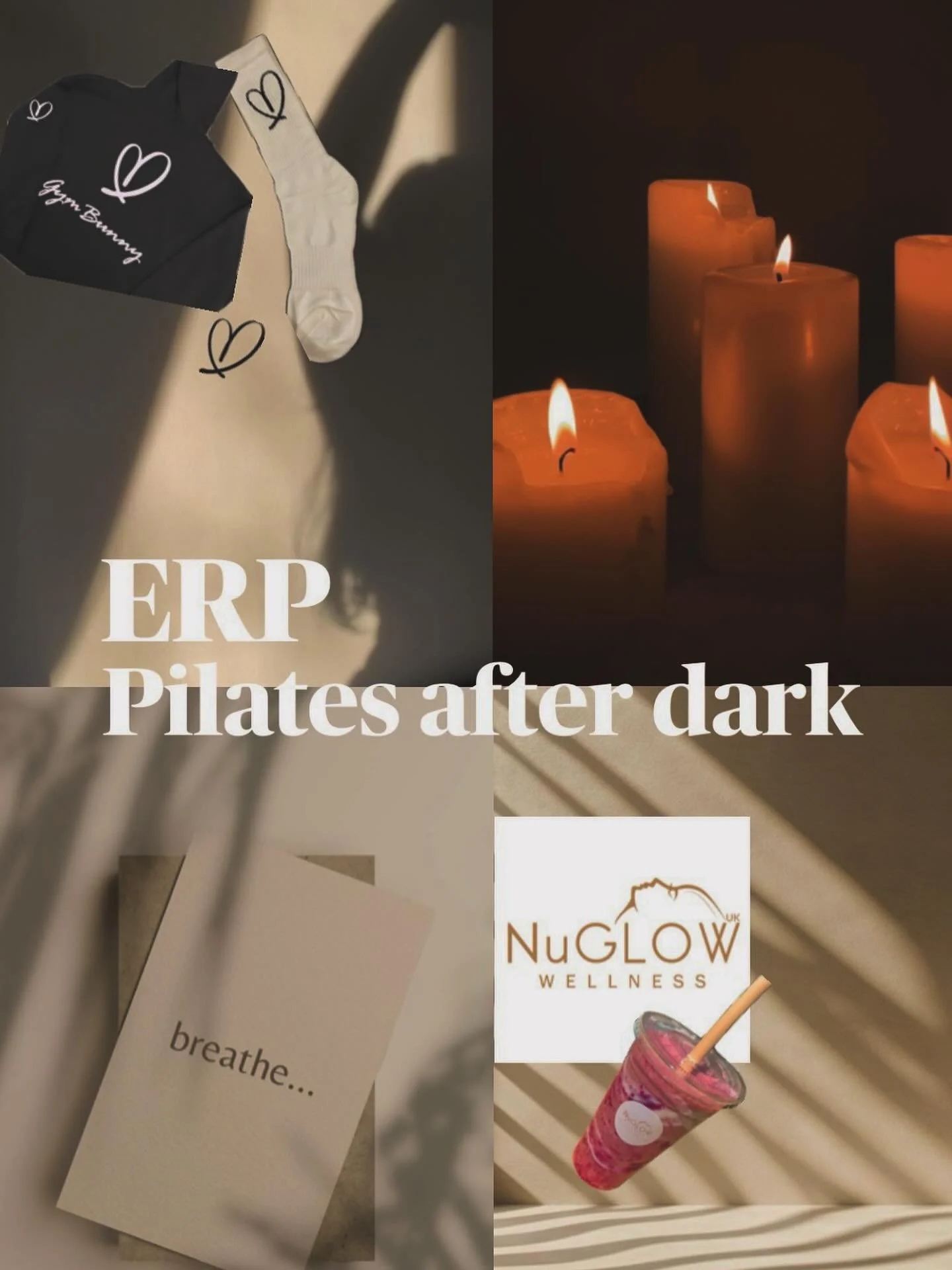 ERP &ldquo;Pilates after dark&rdquo;

ERP X @gymbunny__ltd 

Are you looking to finish your week with a little bit of self-care, feel nourished, relaxed and calm ready for the weekend then this event is for you! 

Join us @eleanorrosepilates on Frida