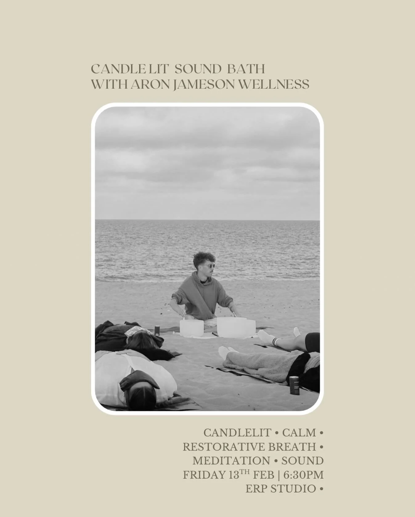 End your week by slowing all the way down ✨

Join @aronjamesonwellness on Friday 13th February at 6:30pm for a candlelit, 1-hour Sound Bath designed to help you release the week and melt into deep relaxation.

We&rsquo;ll begin with gentle breathwork