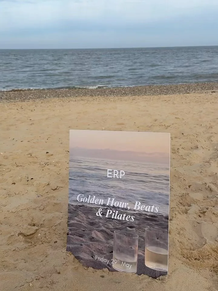 ERP Golden hour, Beats &amp; Pilates 🐚

A magical opening ceremony for ERP on the beach 2026 

It was amazing to see so many of you join &amp; as always I&rsquo;m so grateful for this beautiful journey with you all ✨

Who&rsquo;s ready for the next 