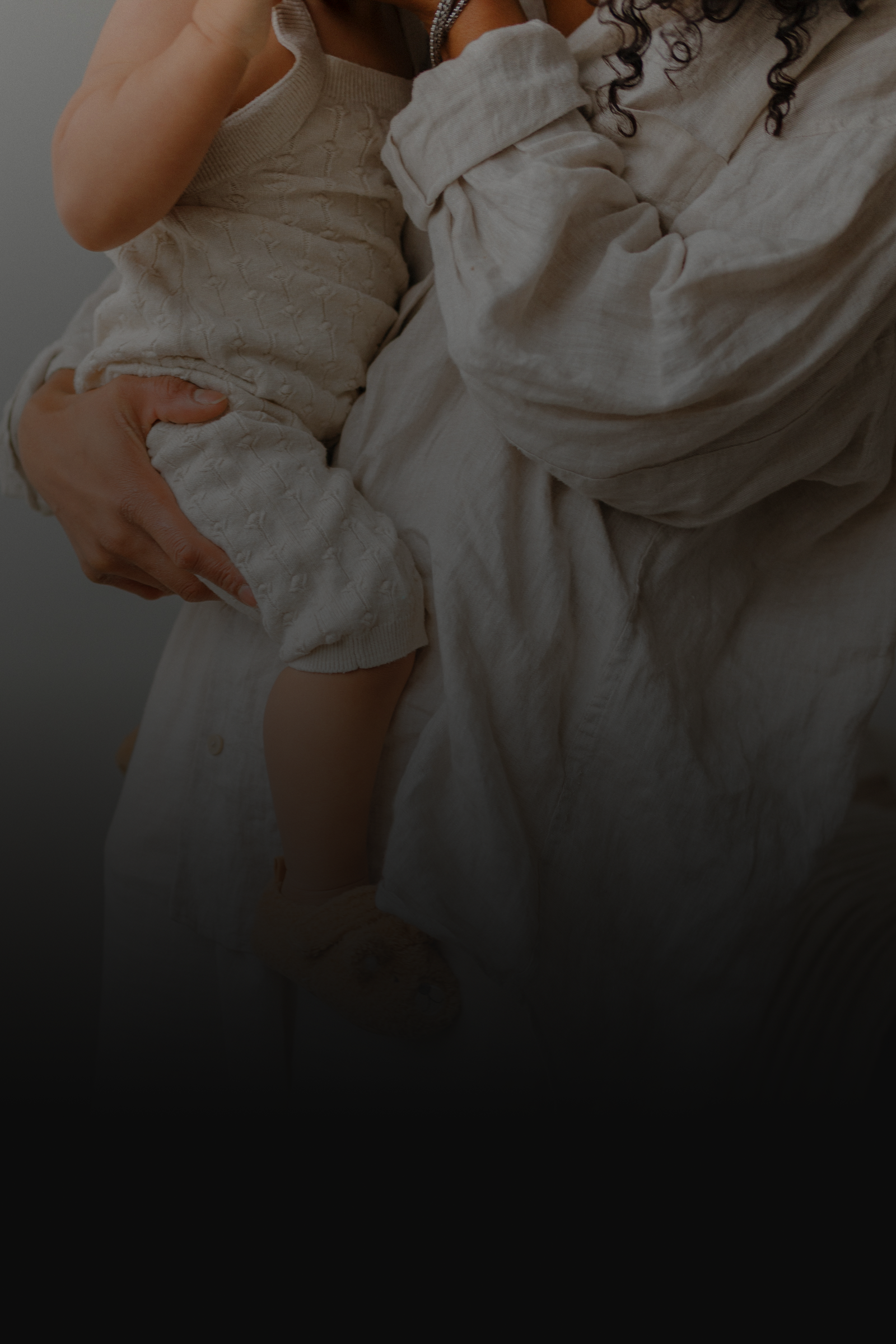 A baby born through gestational carrier and intended parent boutique surrogacy matching.