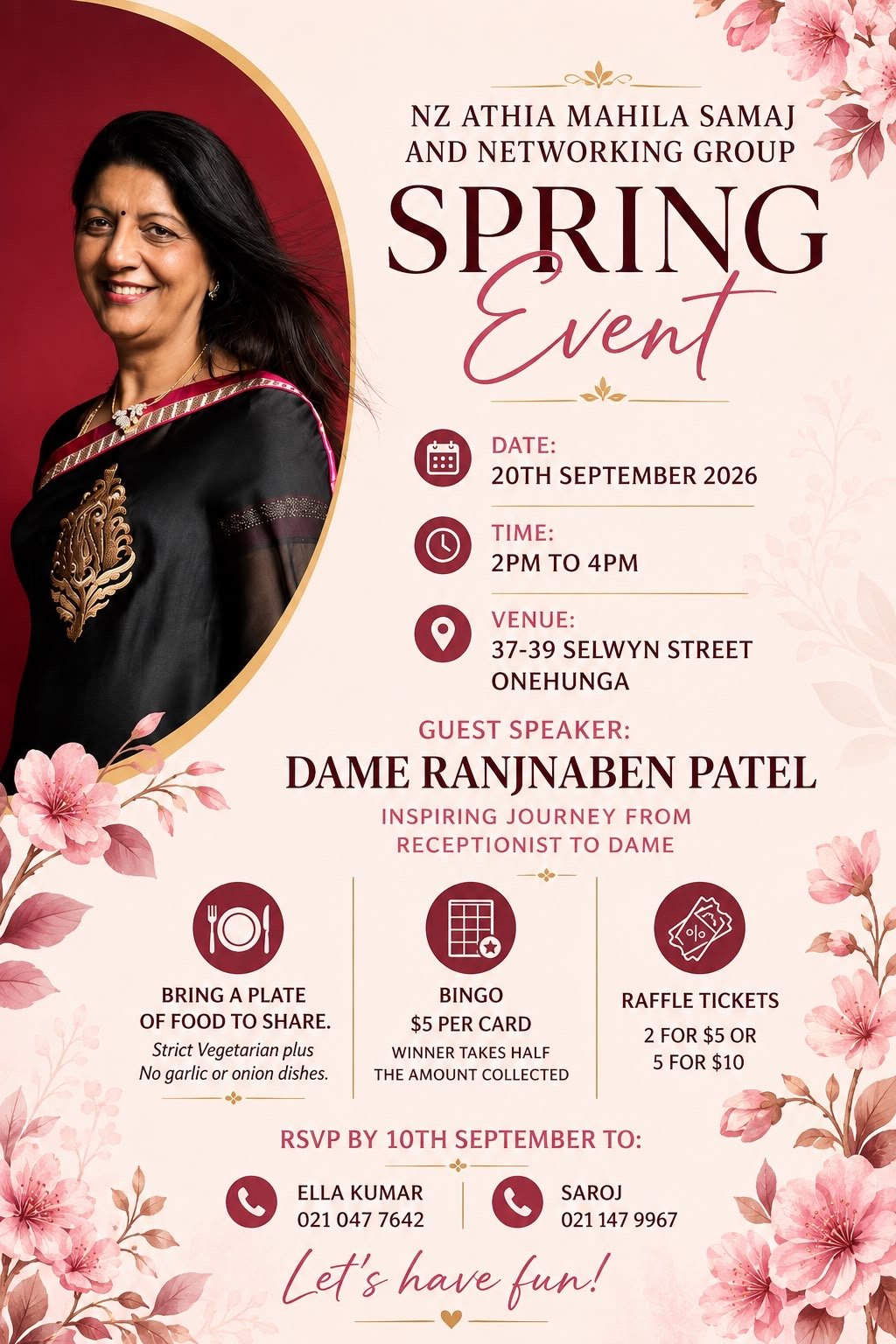 NZ Athia Mahila Samaj Spring Event