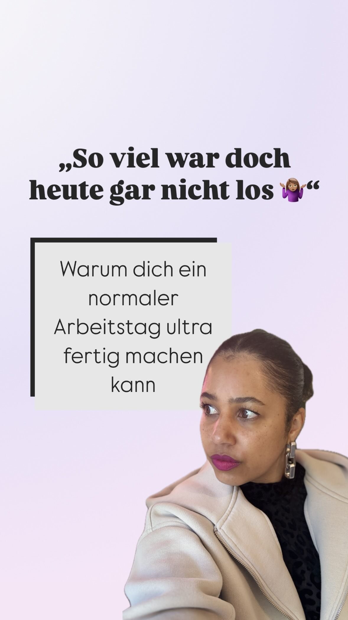 So viel war doch heute gar nicht los?
Du kommst heim, legst dich auf die Couch, willst eigentlich nur kurz die Augen zumachen…und fühlst dich, als wärst du von einem Bus überrollt worden.
Aber vielleicht…
…waren