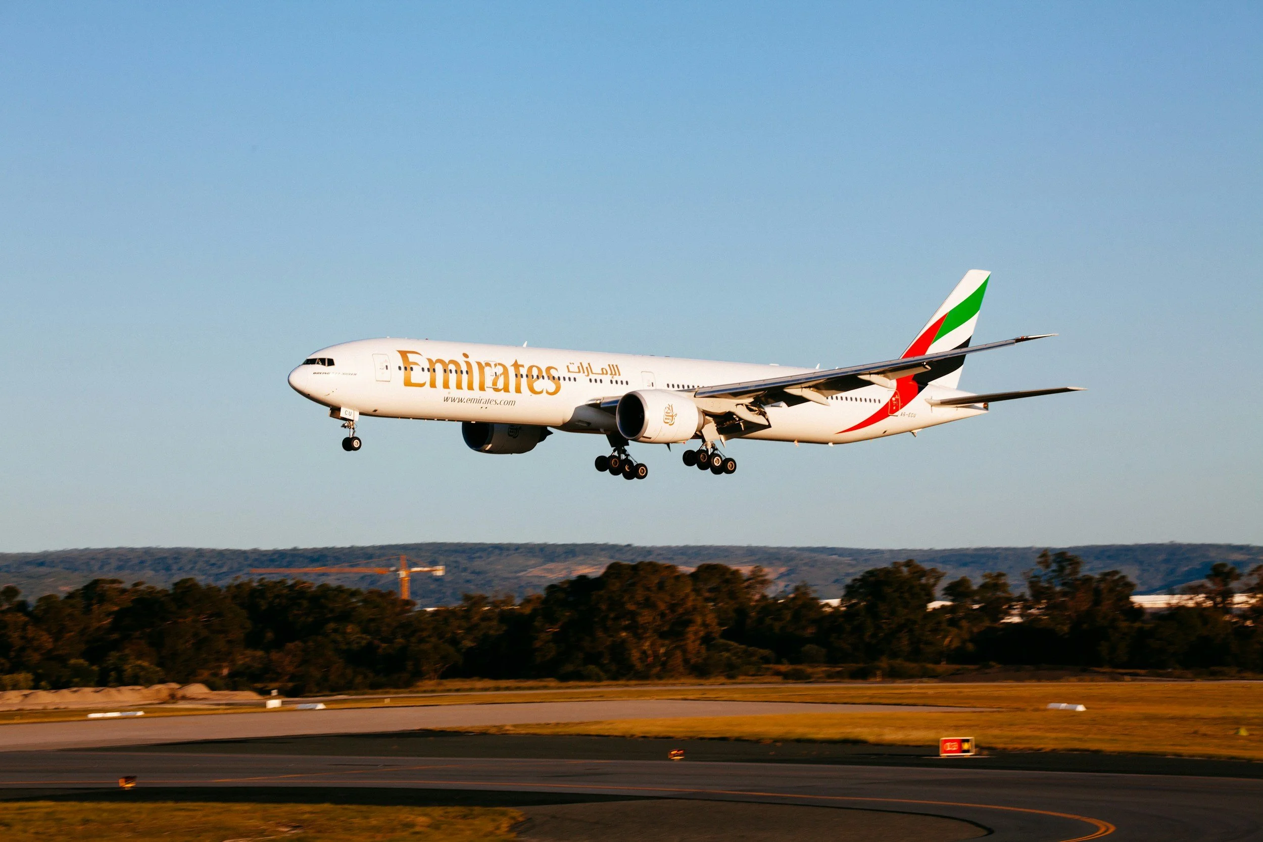 Emirates Plane Landing