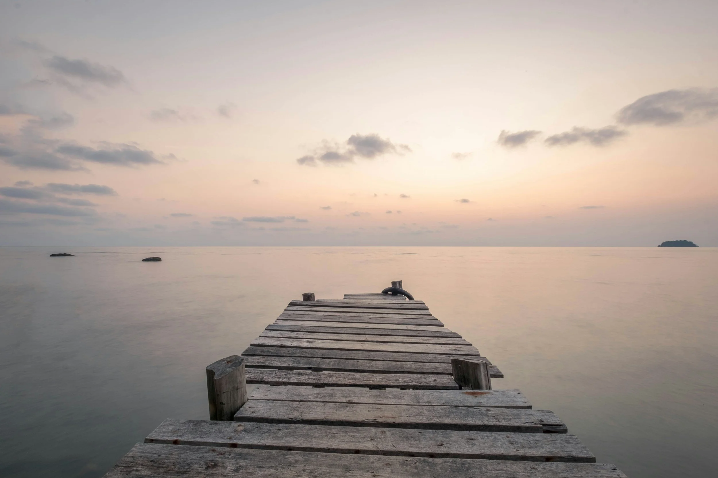 Jetty at dusk