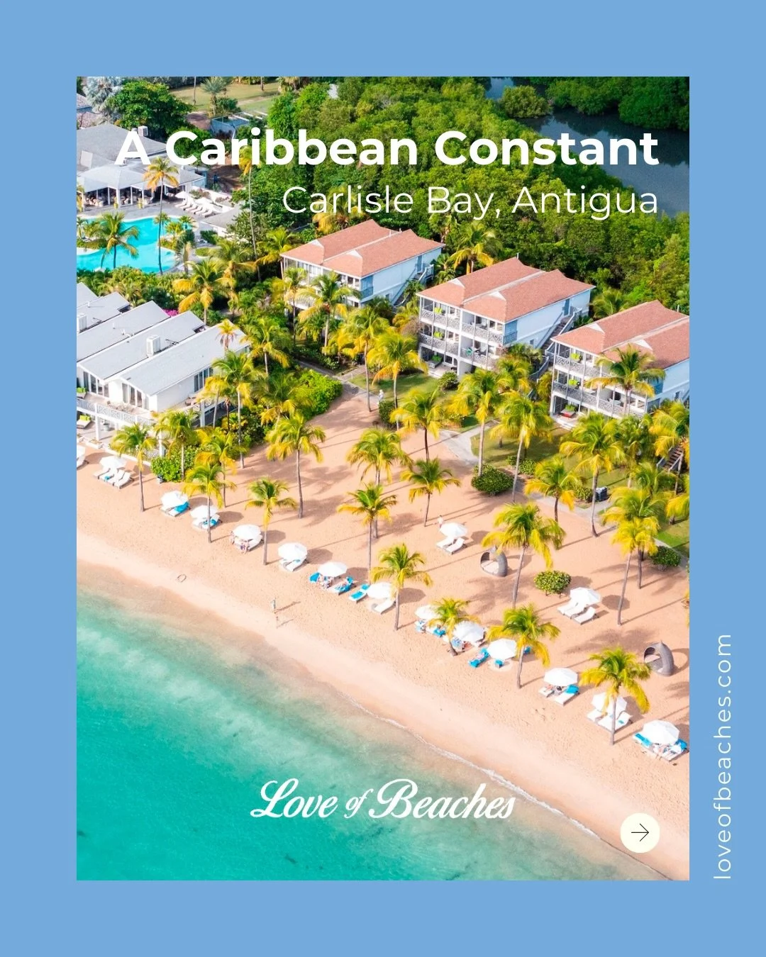 Carlisle Bay, Antigua.
A Caribbean constant, we trust implicitly.

There are beach resorts we admire&hellip; and then there are resorts we trust. Carlisle Bay sits firmly in the latter category. It&rsquo;s one of those rare properties that offers com