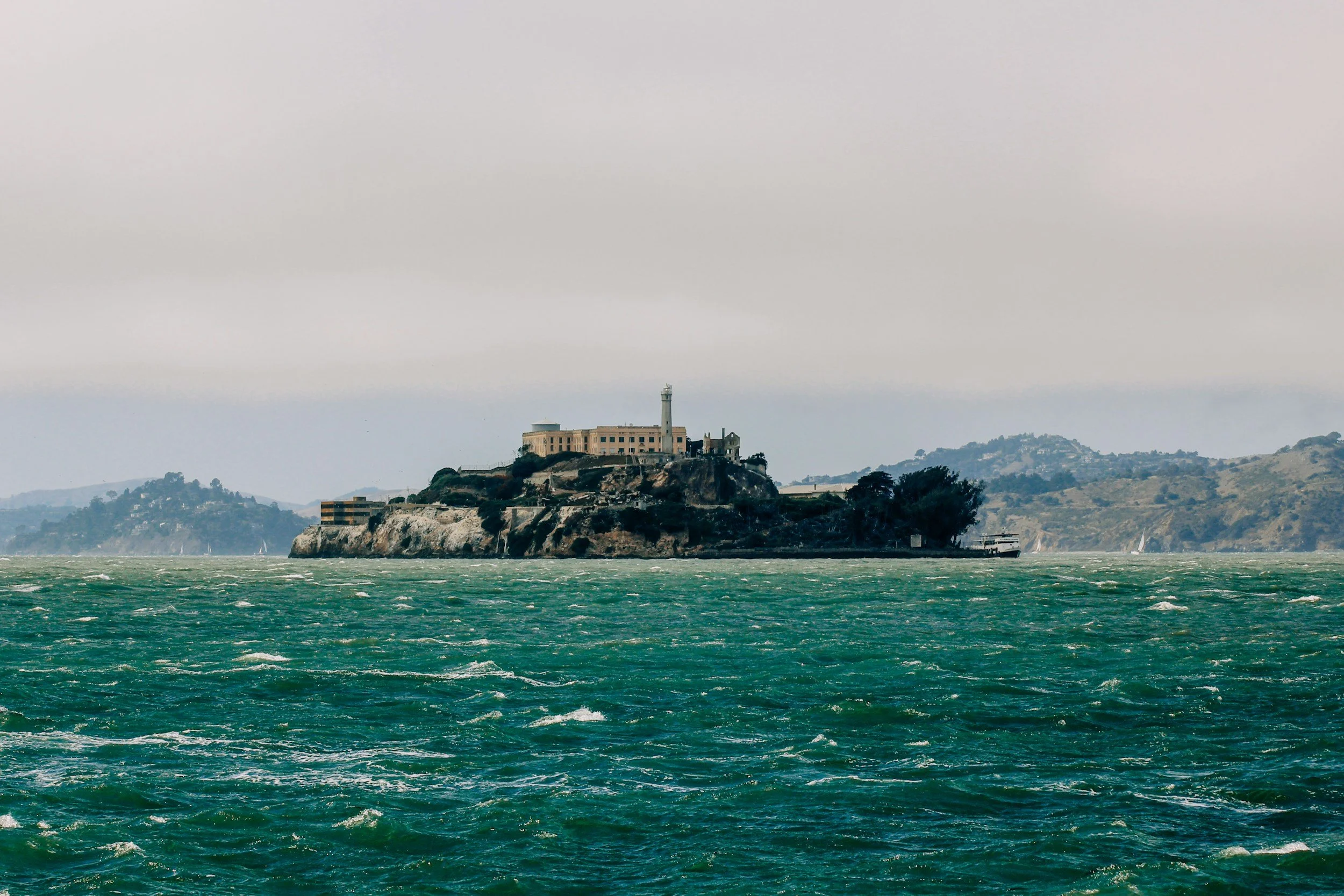 Alcatraz in the distance
