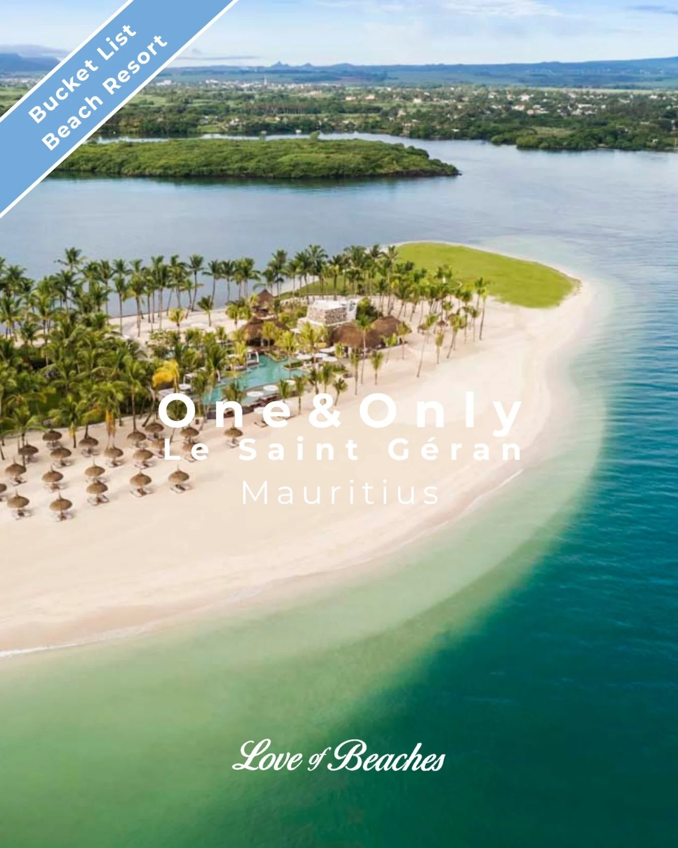Bucket List Beach Resort
One&amp;Only Le Saint G&eacute;ran, Mauritius

A private peninsula, wrapped in pristine sand.

#bestbeaches #bucketlistbeaches #luxuryresorts #loveofbeaches travelphotography