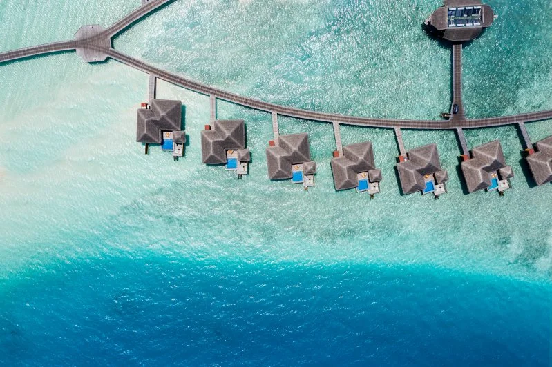 Huvafen Fushi Maldives Overwater Villa's