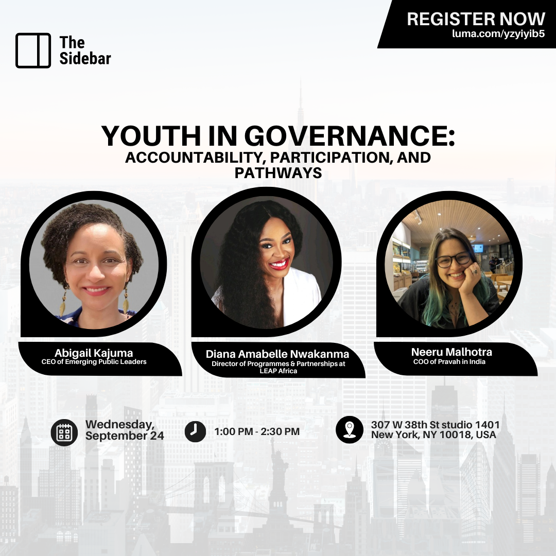 Youth in Governance: Accountability, Participation, and Pathways