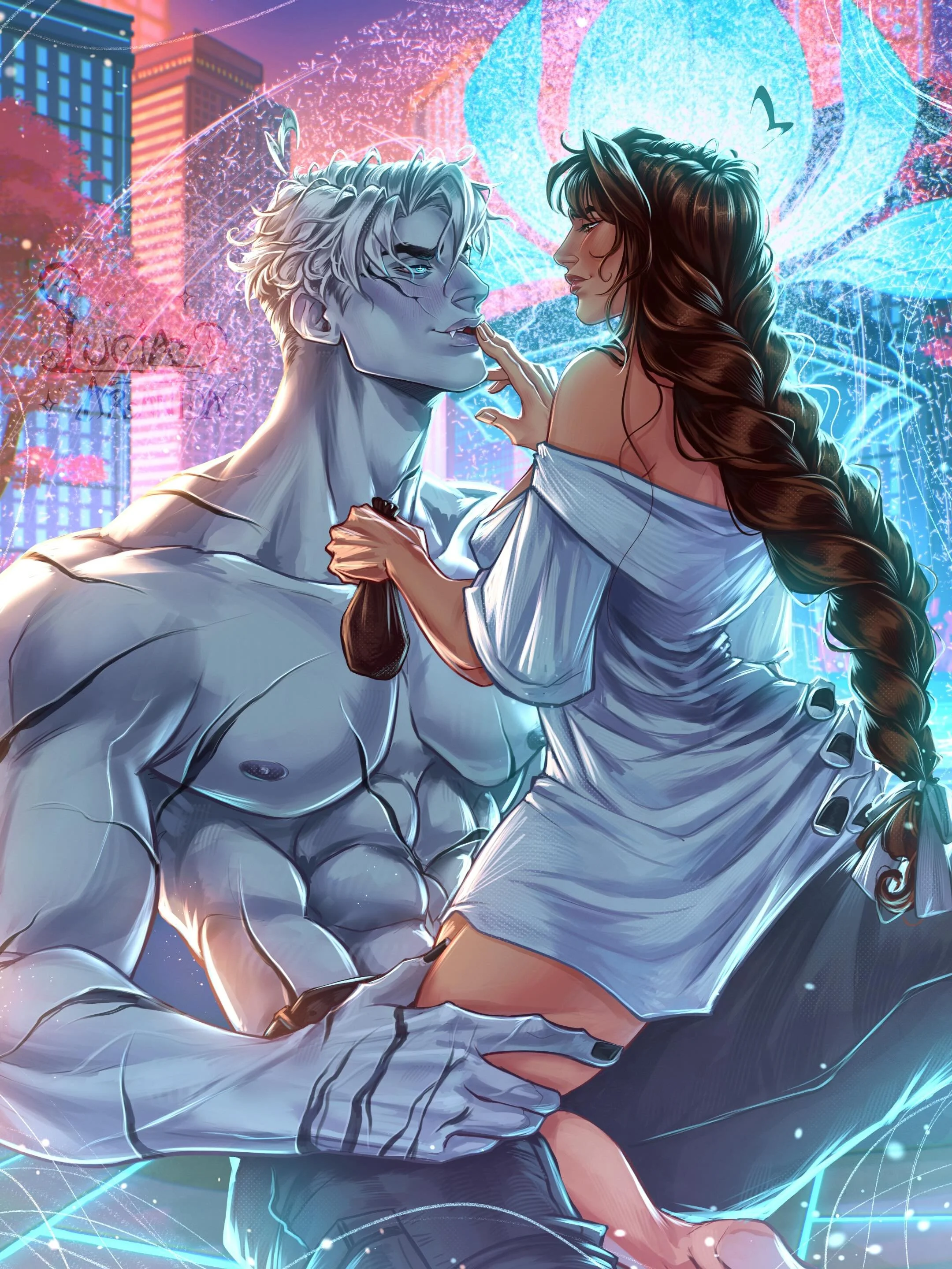As promised for the 950 p/r/e/o/r/d/e/r milestone, please enjoy this masterpiece by @luciaarandart . And if you were wondering, of course, there&rsquo;s a 💦 version on my site! Thank you so much to everyone who has ordered 🥹

Something about how @l