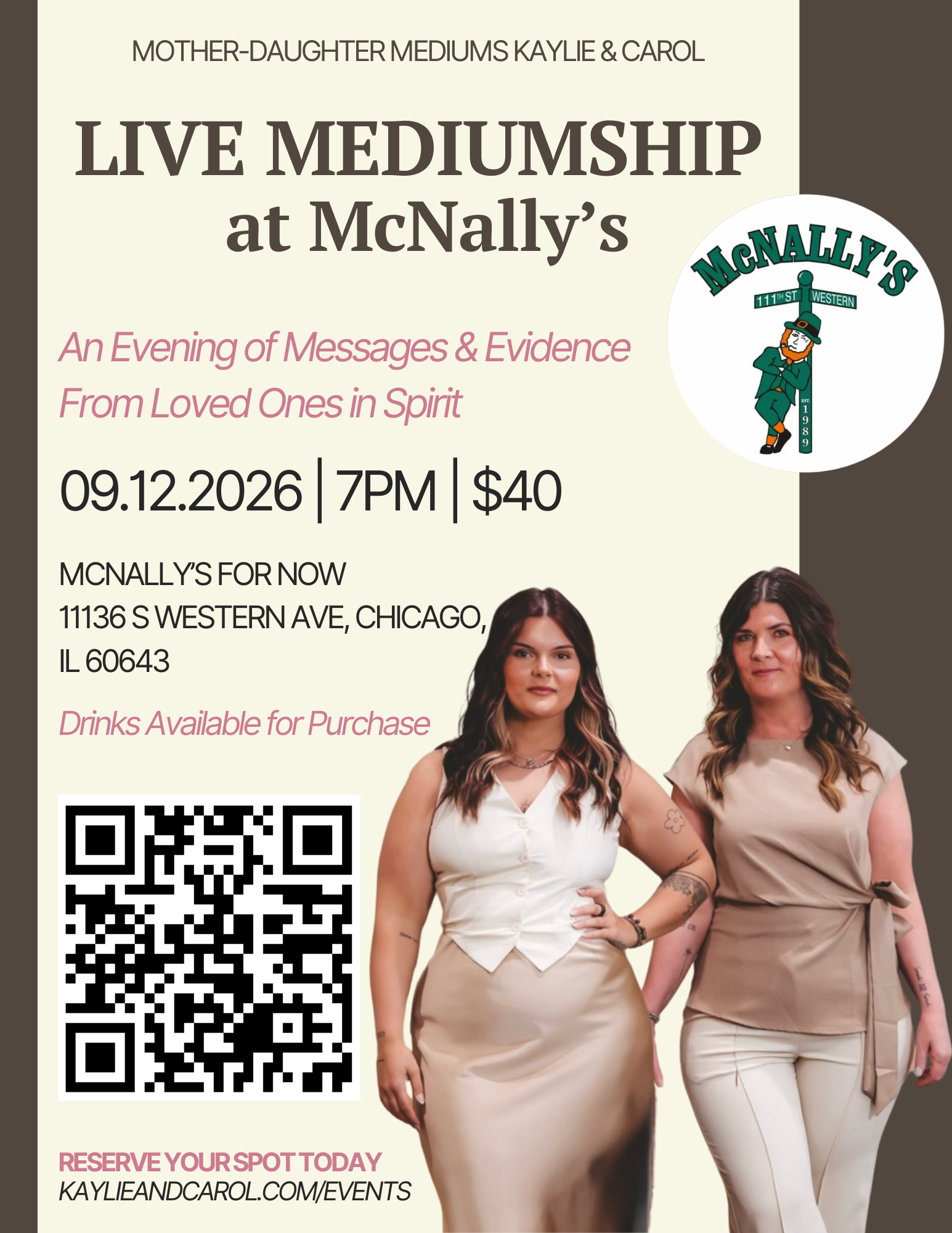 Live Mediumship at McNally's