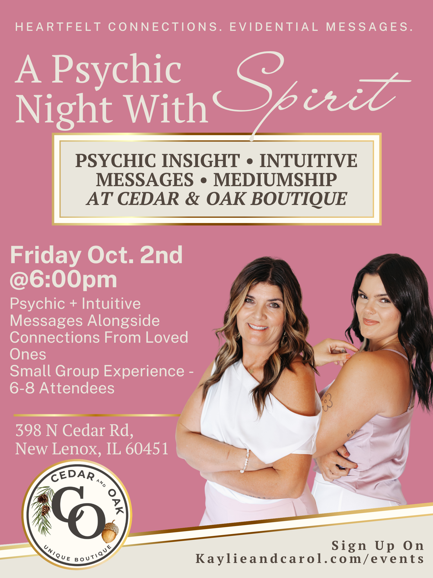 A Psychic Night With Spirit 