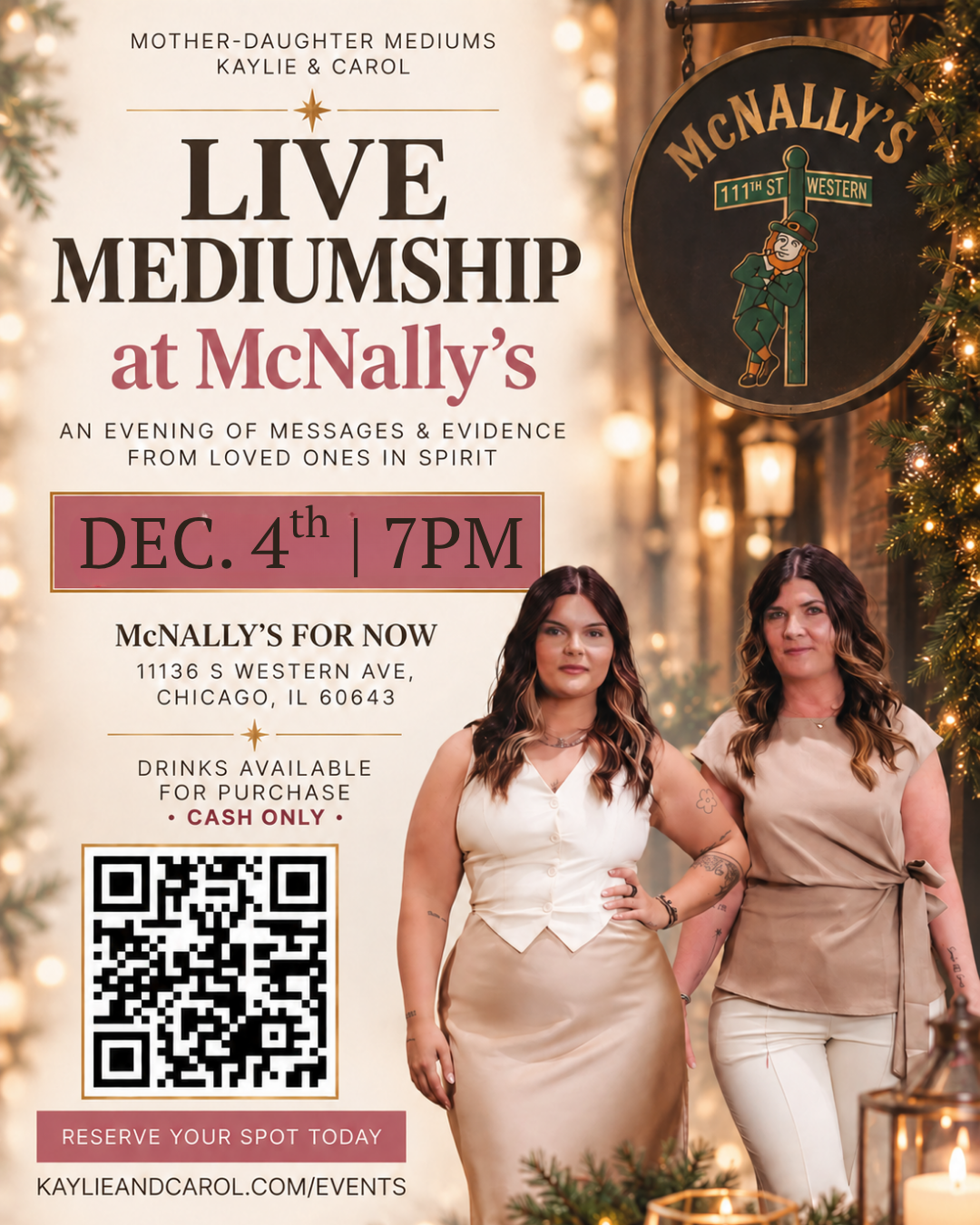 Live Mediumship at McNally's