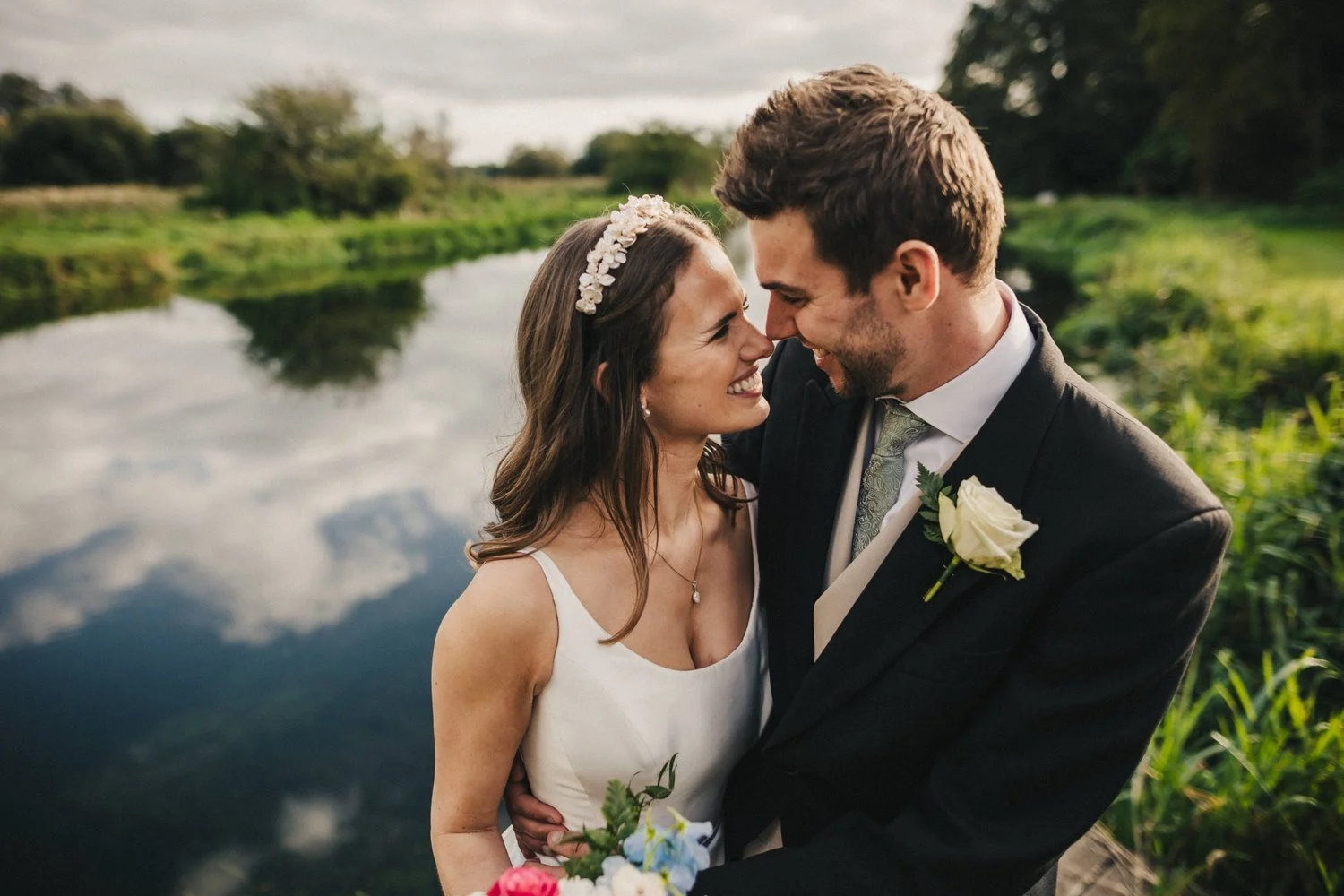 Laura & Rob - stunning marquee wedding at Houghton Lodge Gardens, Winchester