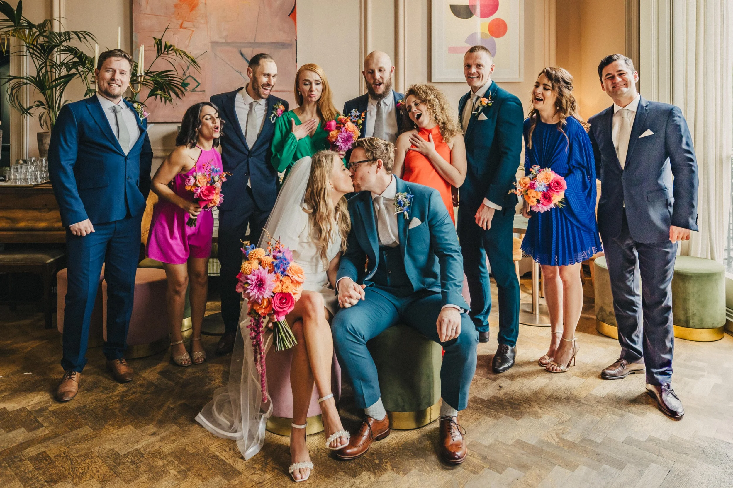 Relaxed group shots without the stress