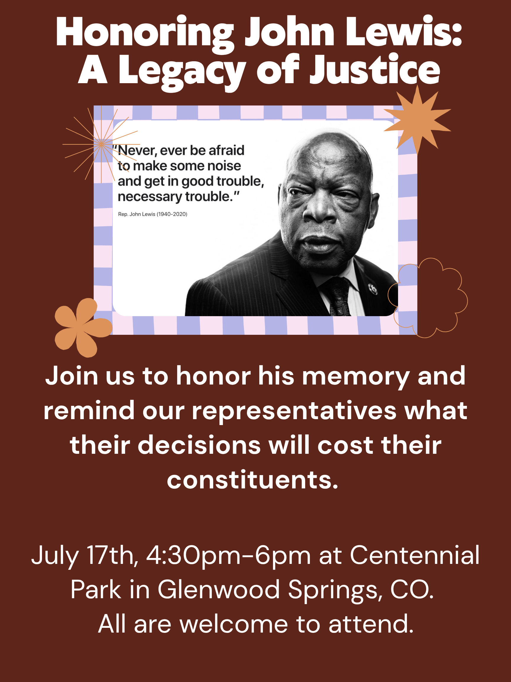 Good Trouble - Honoring John Lewis' Call to Good Trouble... In Troubling Times