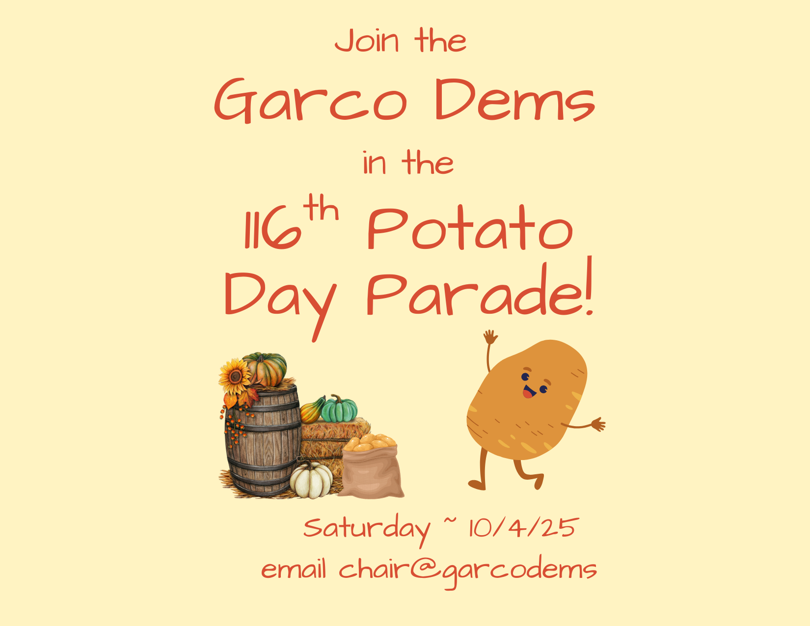 116th Potato Days Parade!