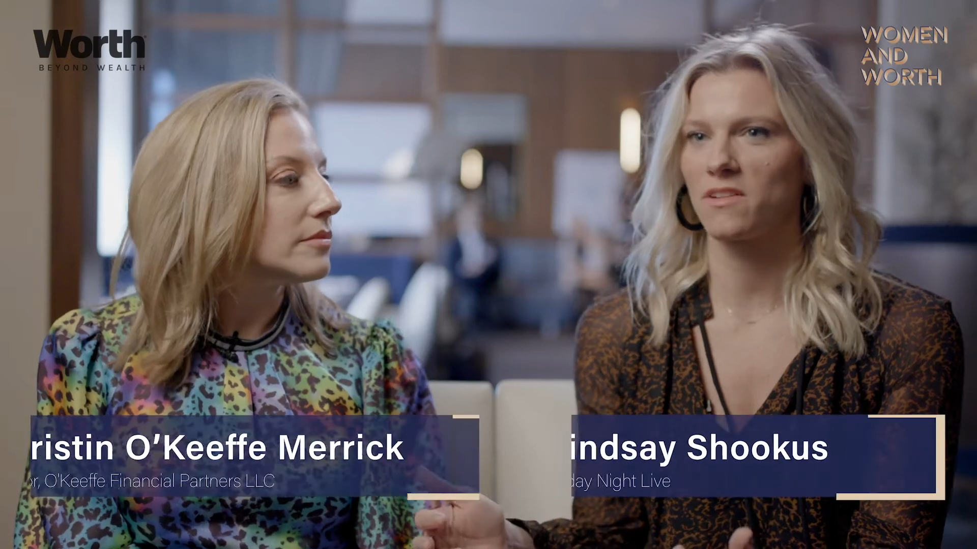 Kristin O'Keeffe Merrick and Lindsay Shookus