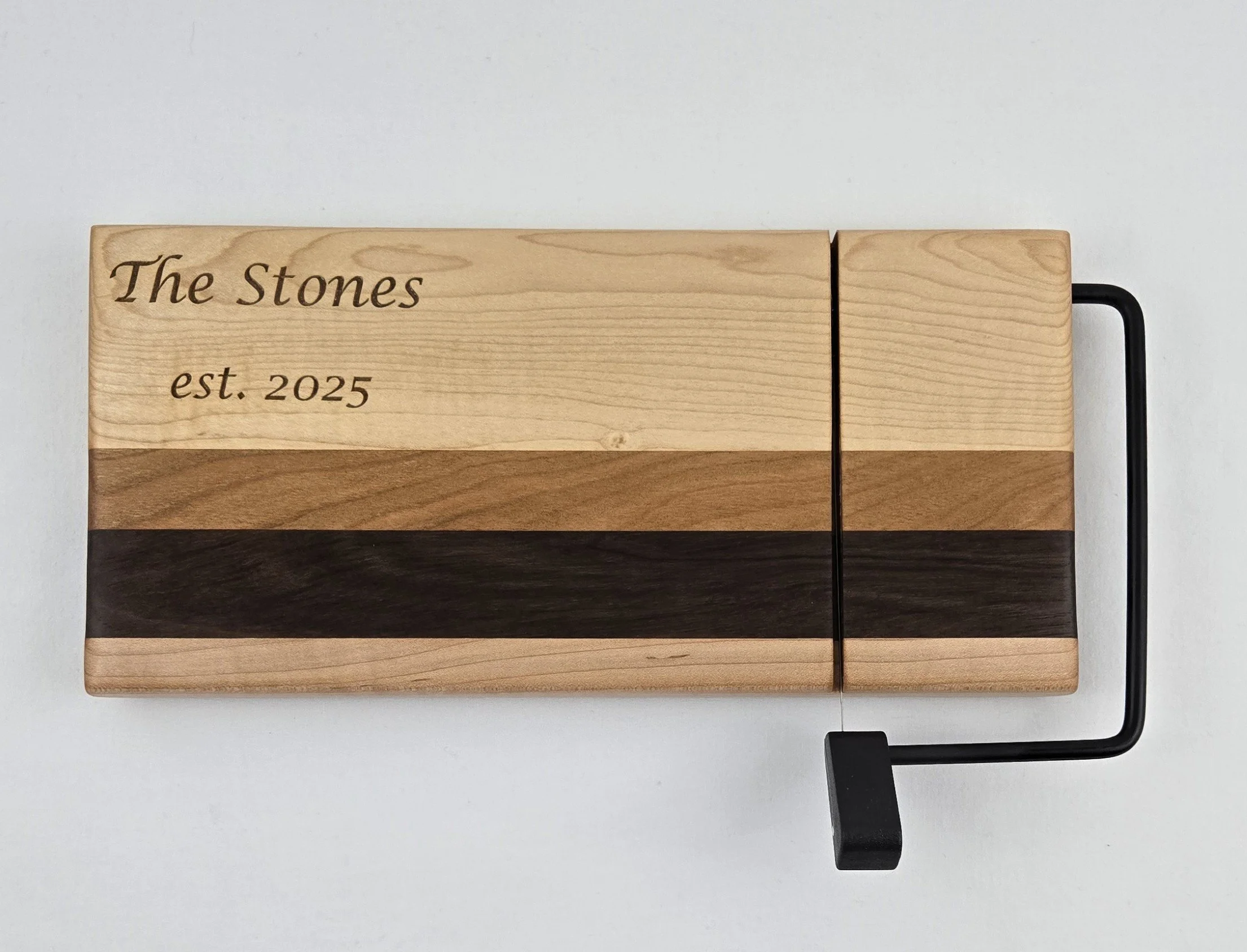 Customized cheese board for a wedding gift