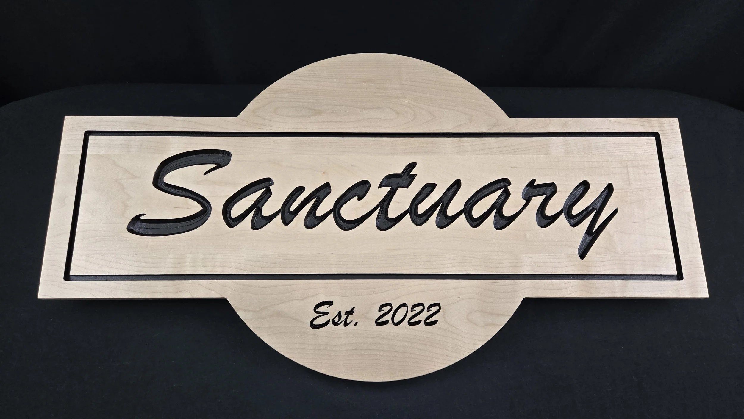 Custom sign made for a special place.