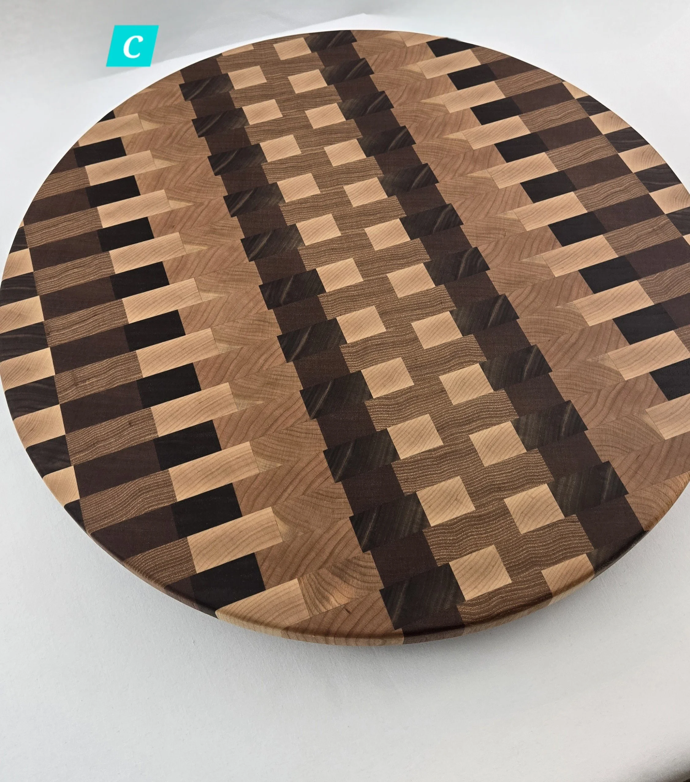 End Grain Lazy Susan