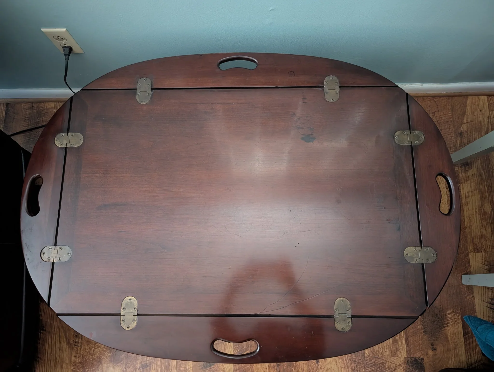 45 yr old Butler's table as brought to Design and Refine (before)