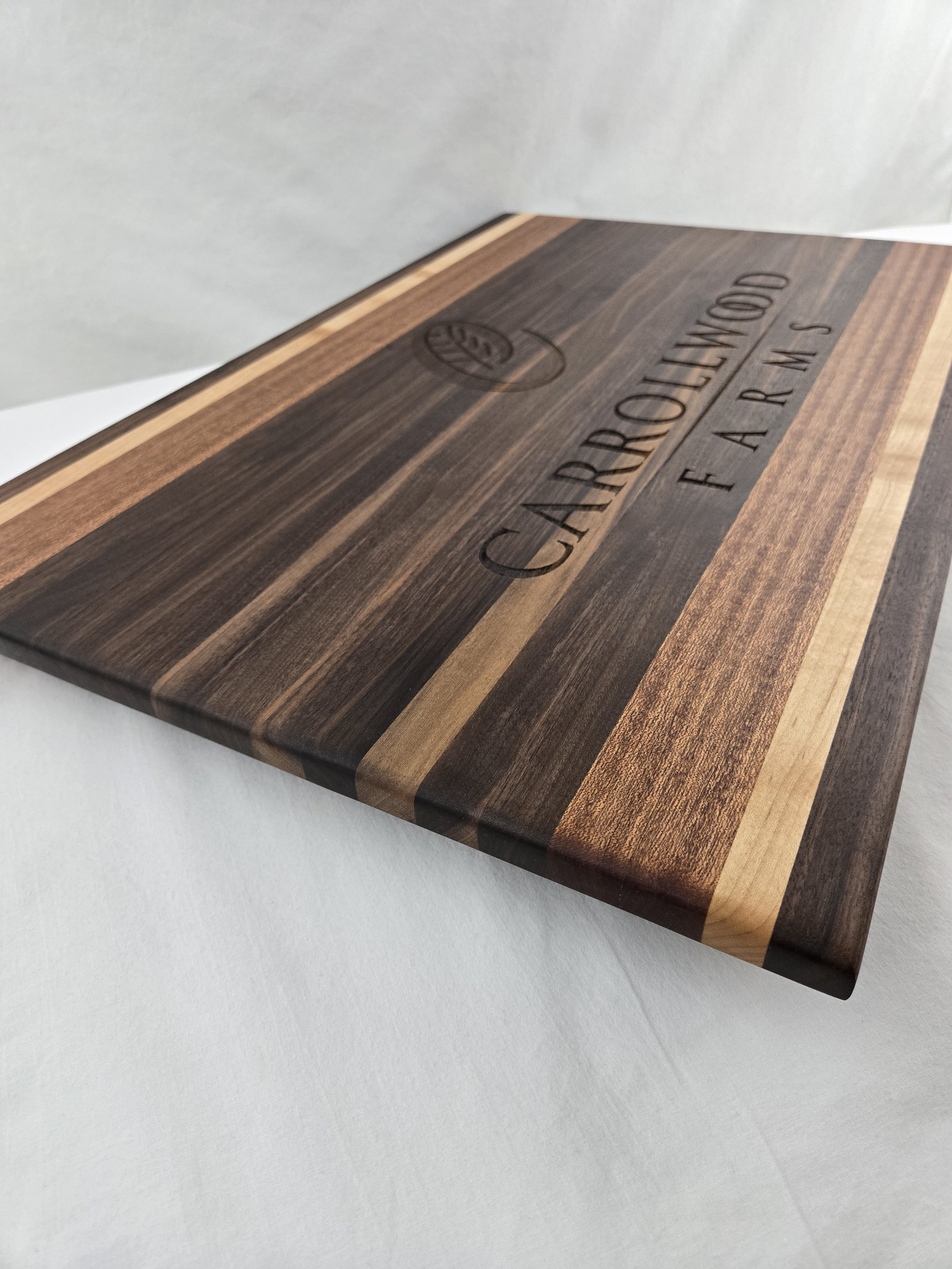 Custom cutting board for Carrollwood Farms