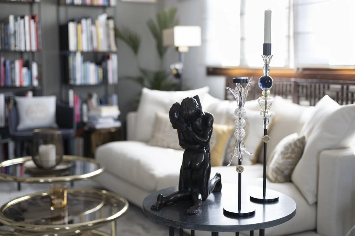 MIMI Candel'Arte, Murano glass candleholders designed by Gianna Alberi