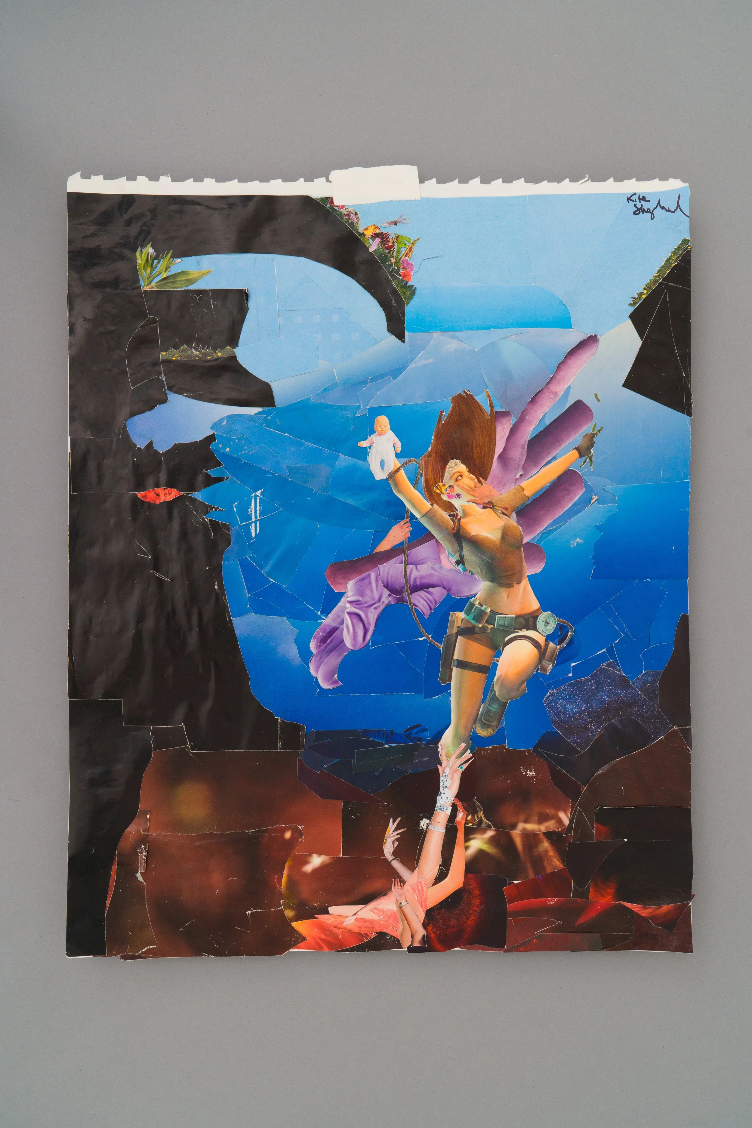 PERSEPHONE · collage on paper · 11 x 14 in