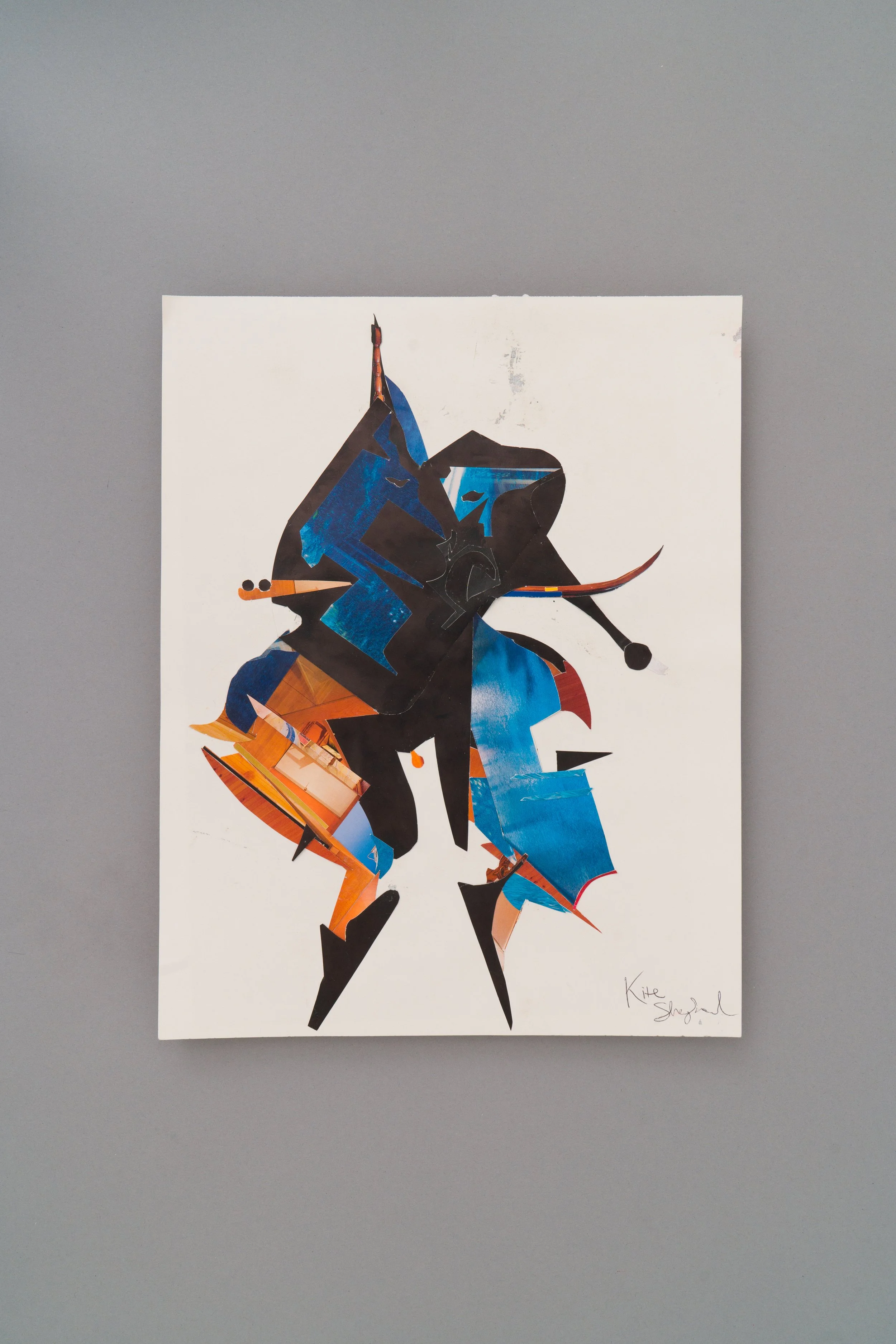 MUSIC II  ·  collage on paper  ·  11 x 14 in