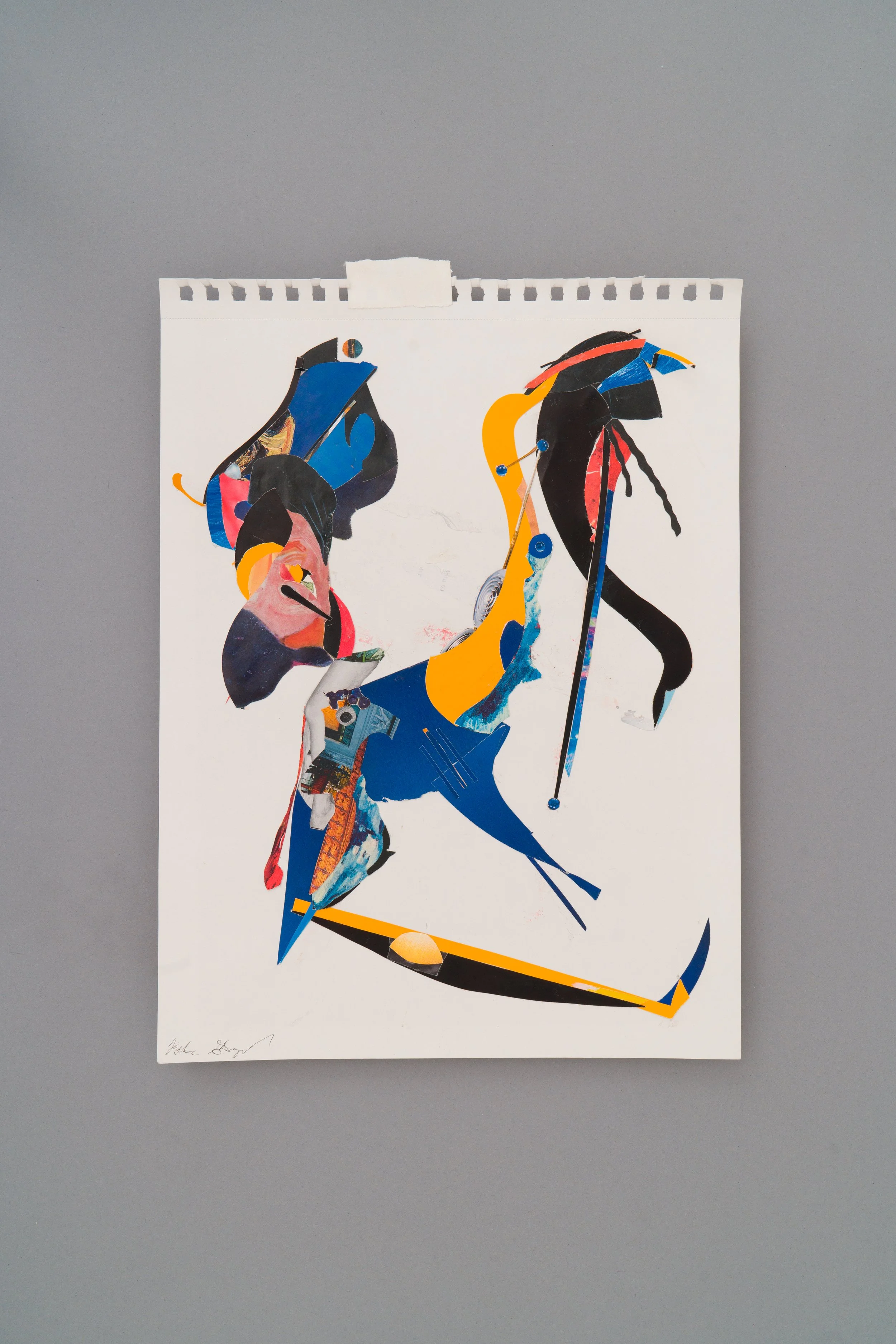 MUSIC III  · collage on paper  · 11 x 14 in