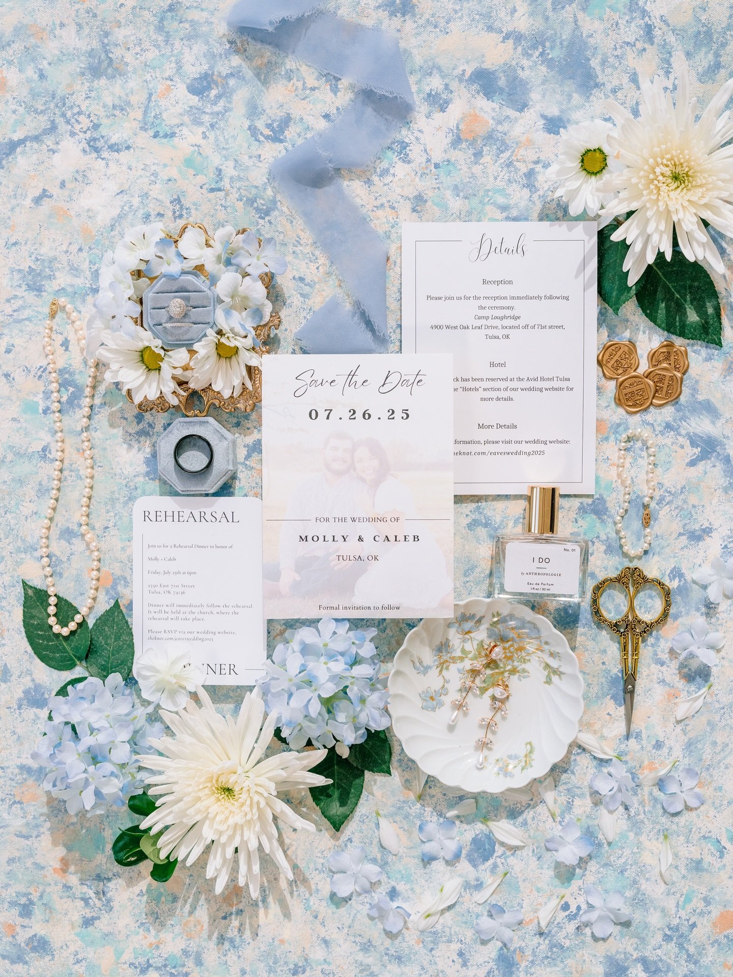 Detail shots that let you feel the love shared on Molly and Caleb&rsquo;s special day🩵💐✨💍

Photography: @jordanhathwayphotography 

#2026bride #2027bride #2026wedding #2027wedding #weddingplanning #oklahomawedding