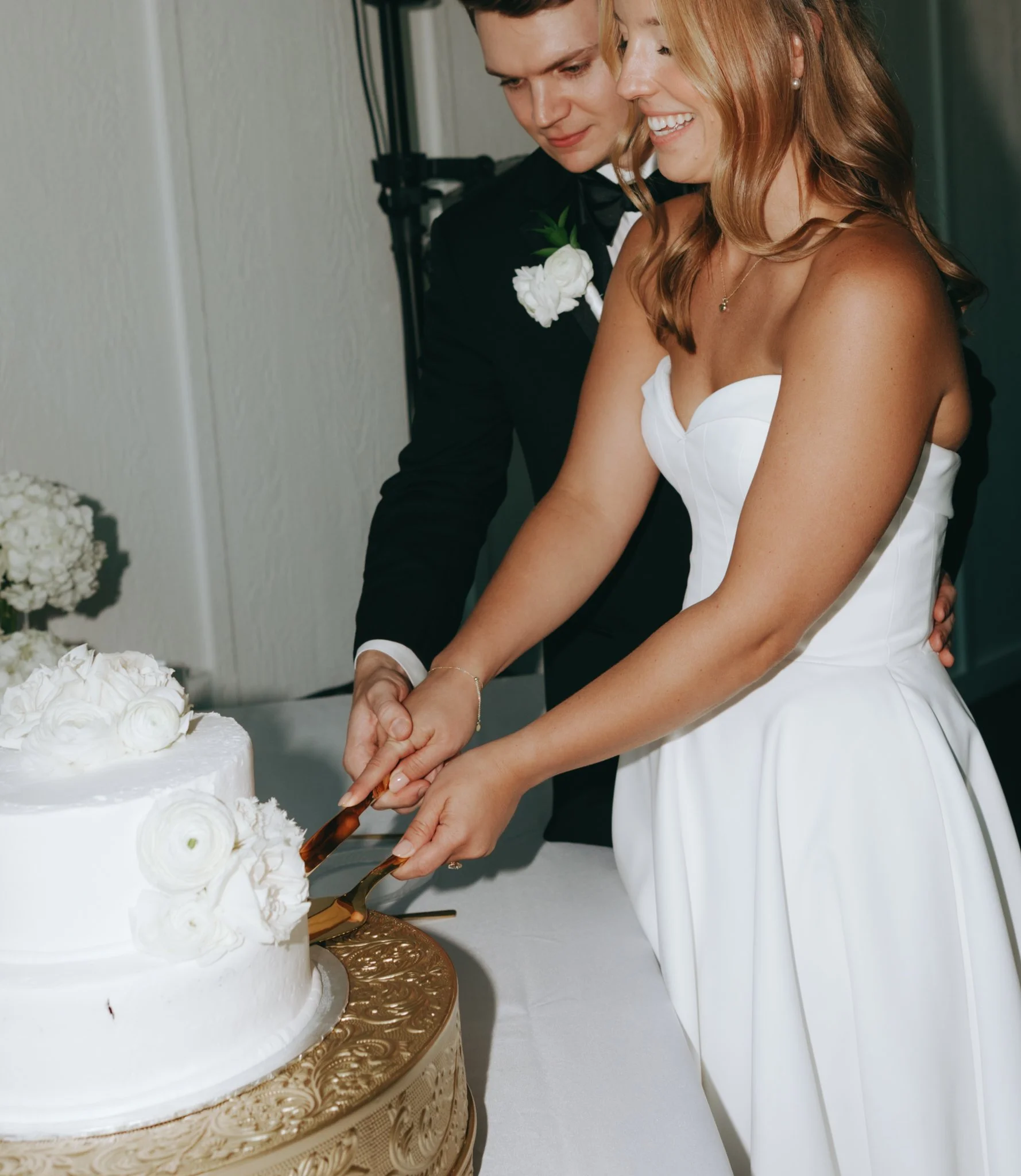 Real couple enjoying their day with Divine Works Event Company, providing professional day-of wedding coordination across Oklahoma.