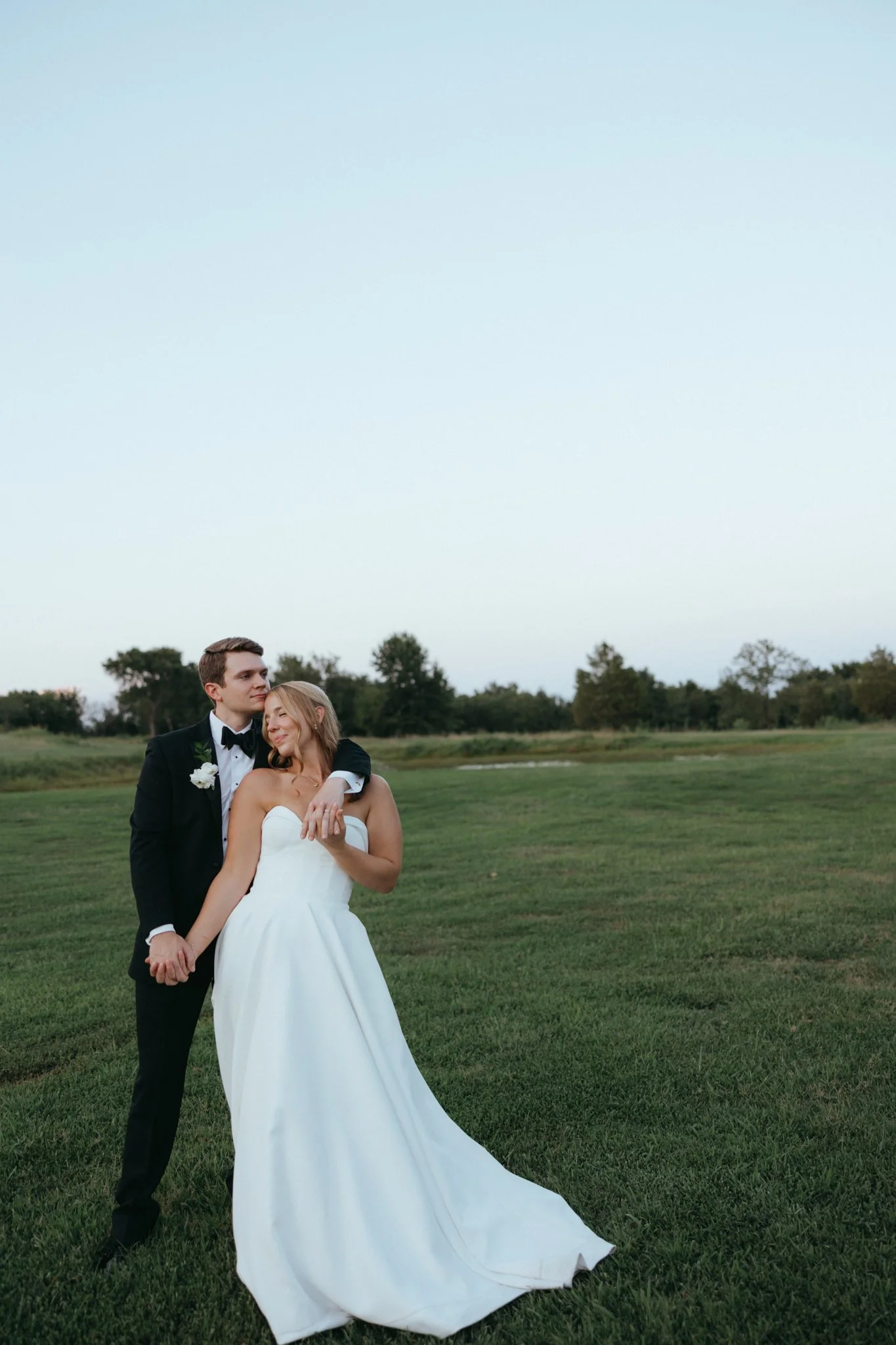 Real couple enjoying their day with Divine Works Event Company, providing professional day-of wedding coordination across Oklahoma.