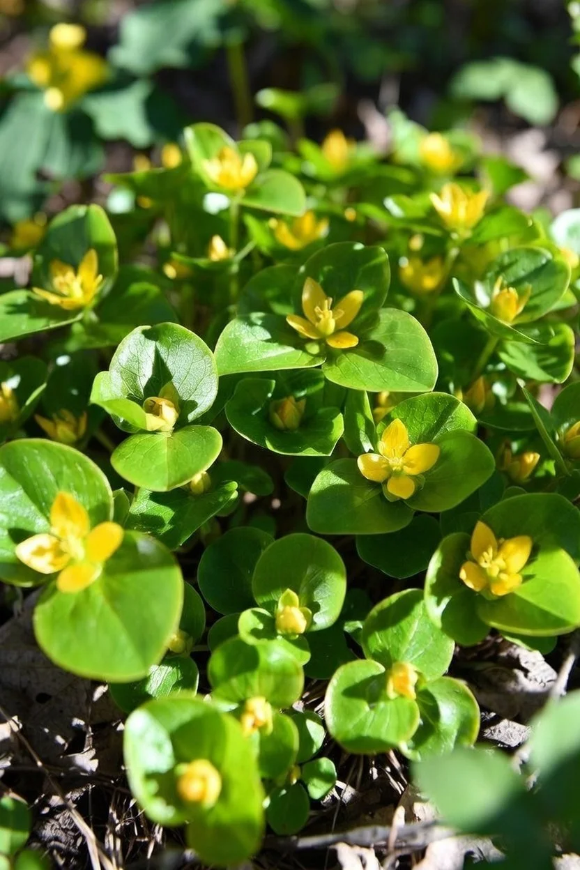 Chrysogonum virginianum 'Superstar' / GREEN AND GOLD