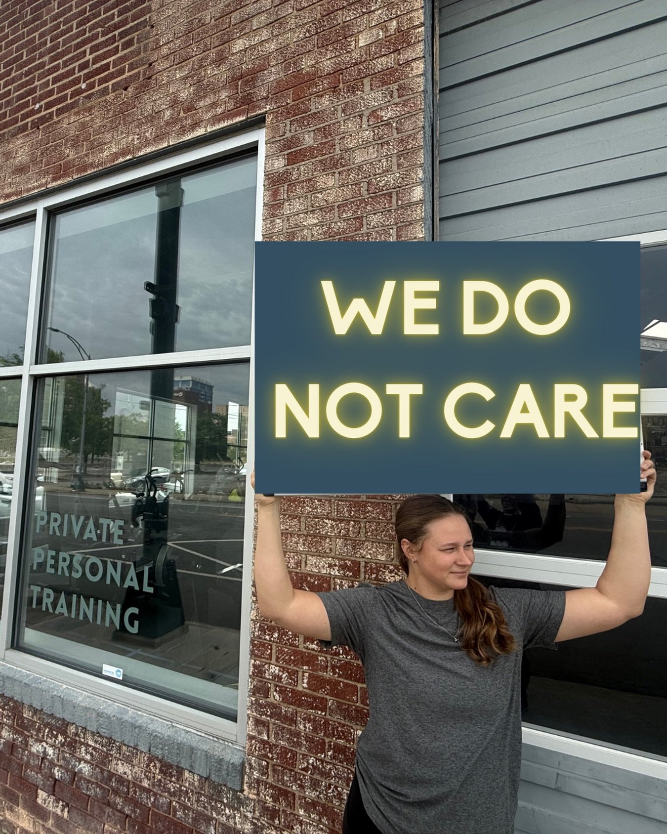 We don&rsquo;t care about your:

outfit
age
experience level
gender
&hellip;or anything else except YOU. 

We didn&rsquo;t like the experience of going to the gym, so we made our own. 

Feel familiar? We have two spots opening in February for 1:1 Coa
