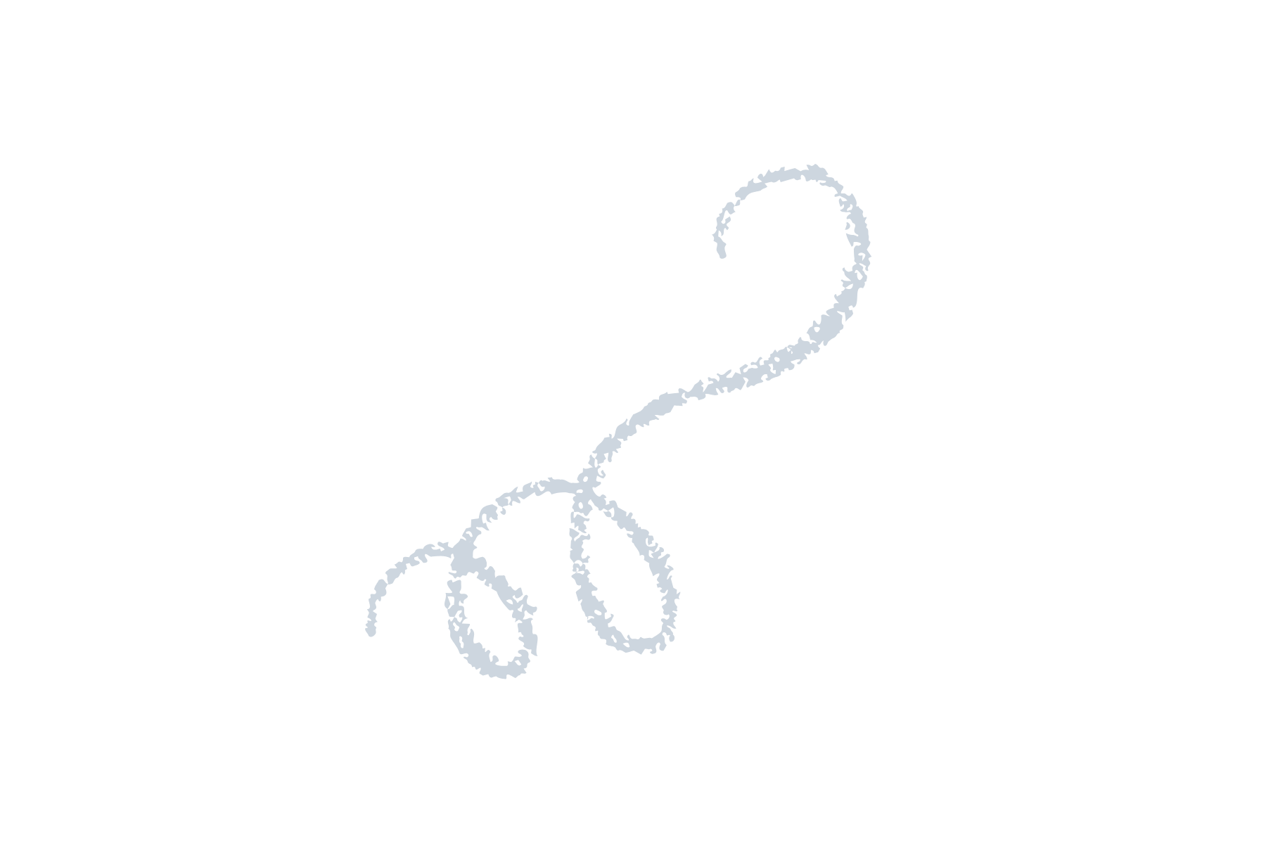 A stylized black and white line drawing of a butterfly with intricate wing patterns and curving antennae.