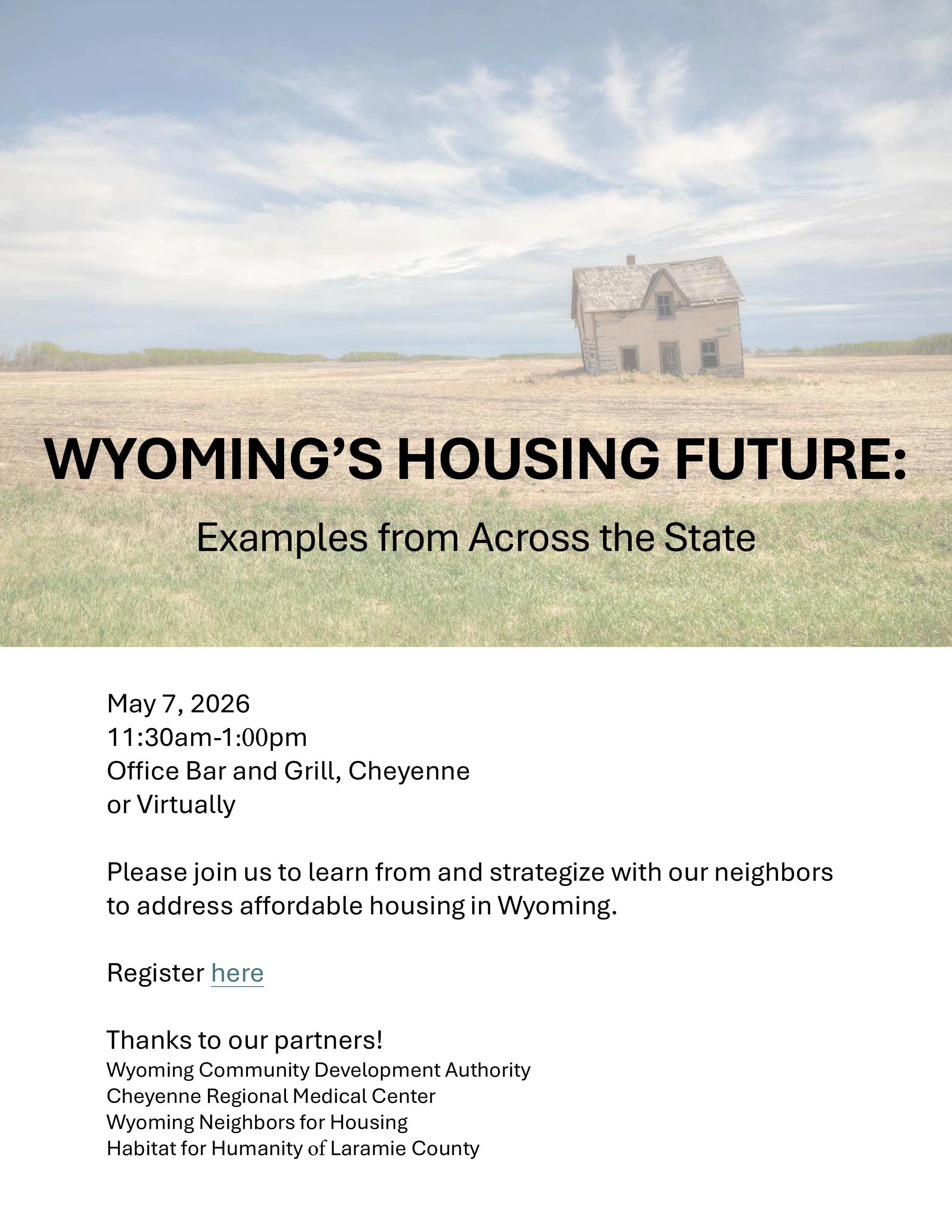 WYOMING’S HOUSING FUTURE:  Examples from Across the State