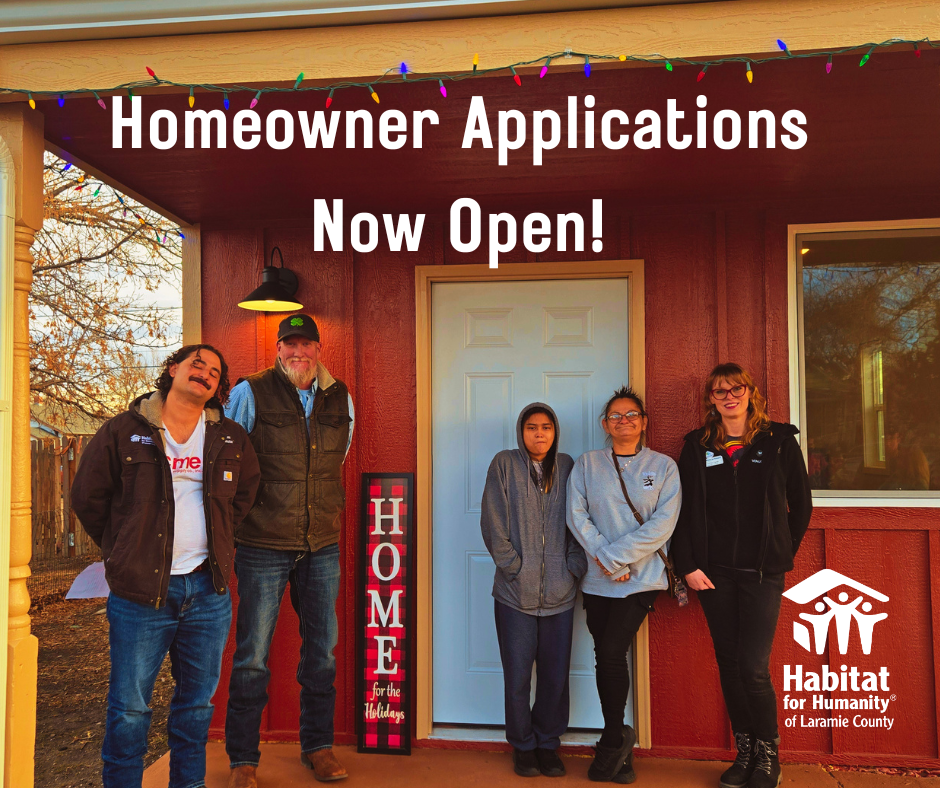 Homeowner Application Period Now Open