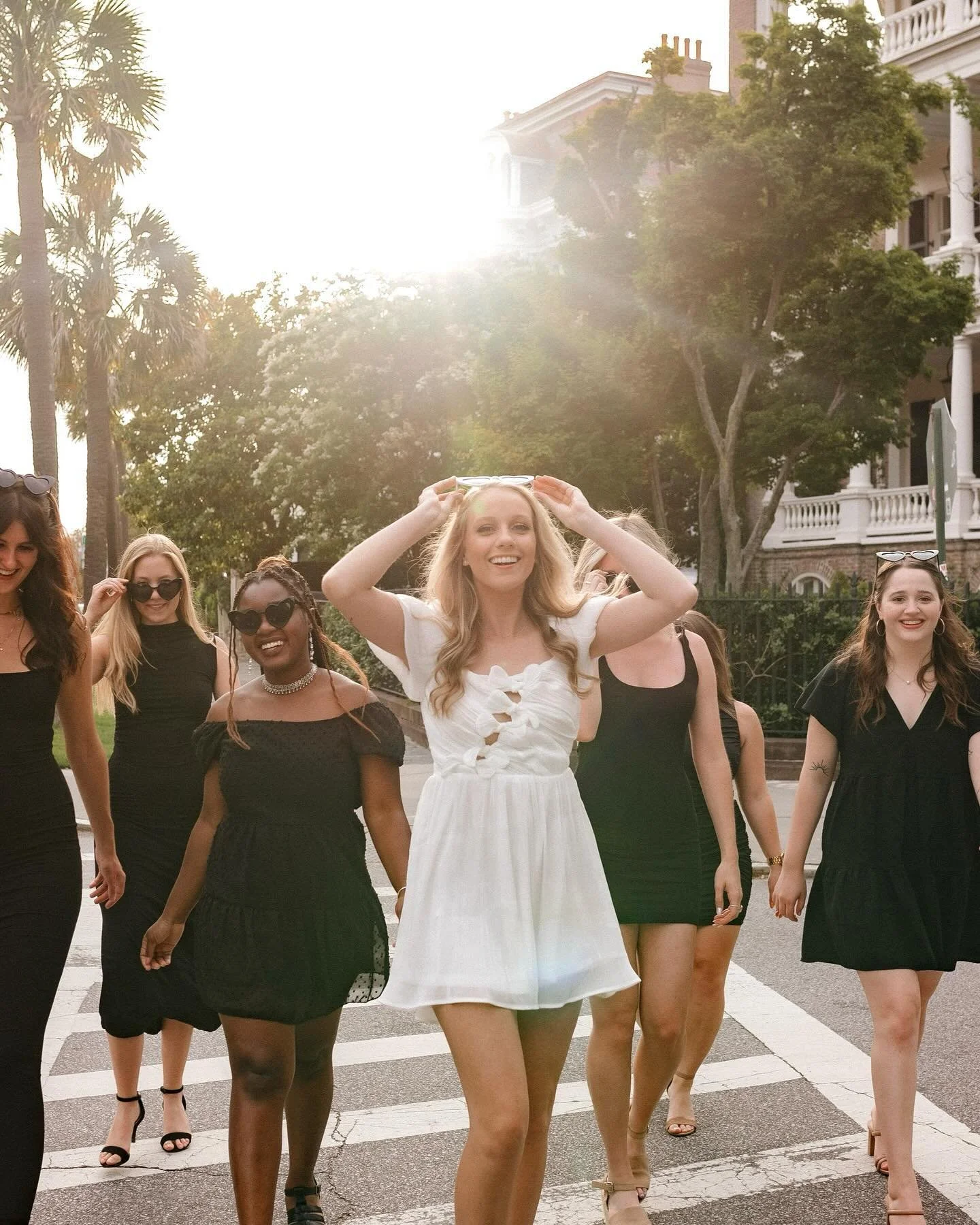 The weekend before!! 

Spent the evening on the streets of Charleston with Michaela and her bridesmaids 🤍 Such a sweet gift for your favorite girls before the big day!
