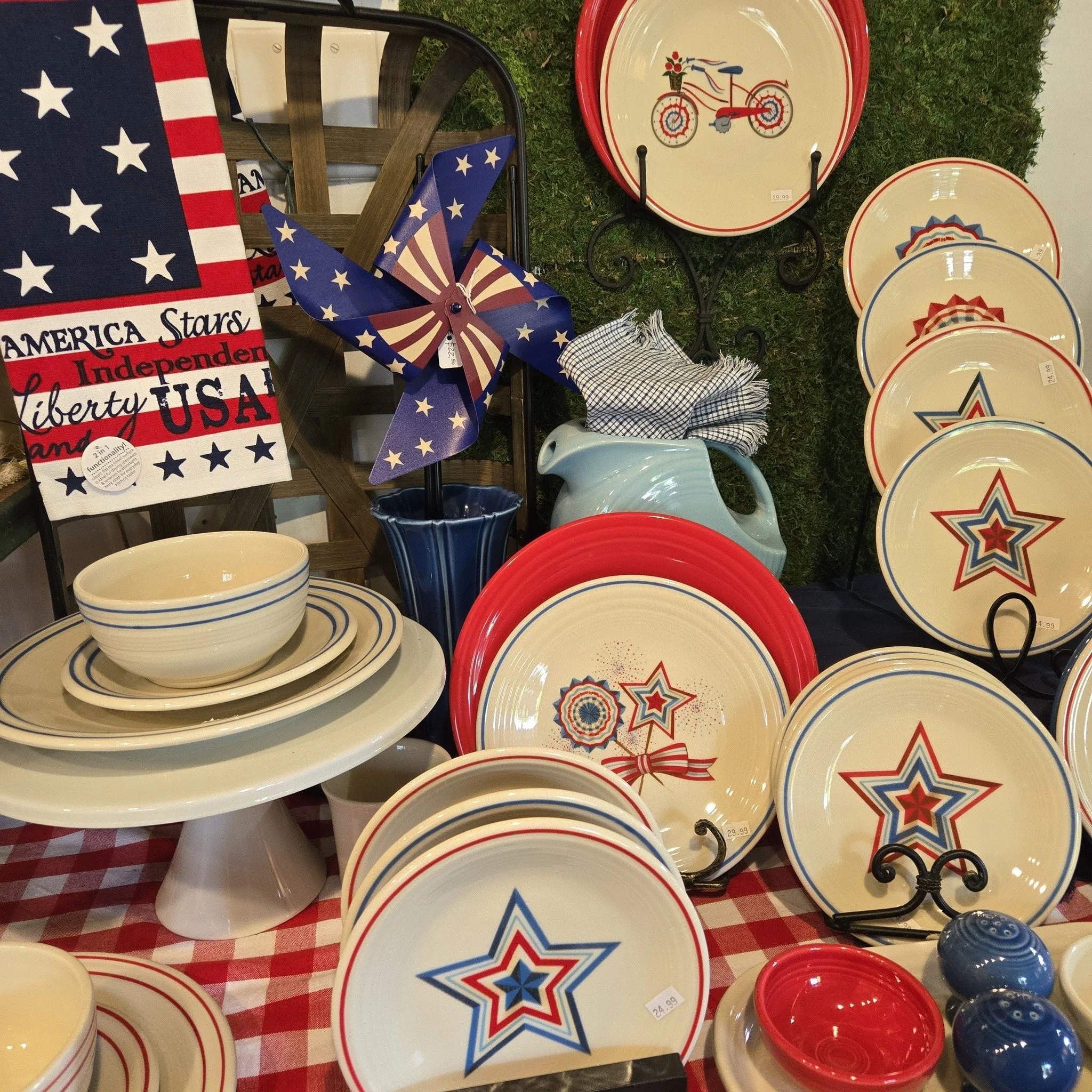 Fiestaware, always American made. It's perfect for celebrating 250 years!!