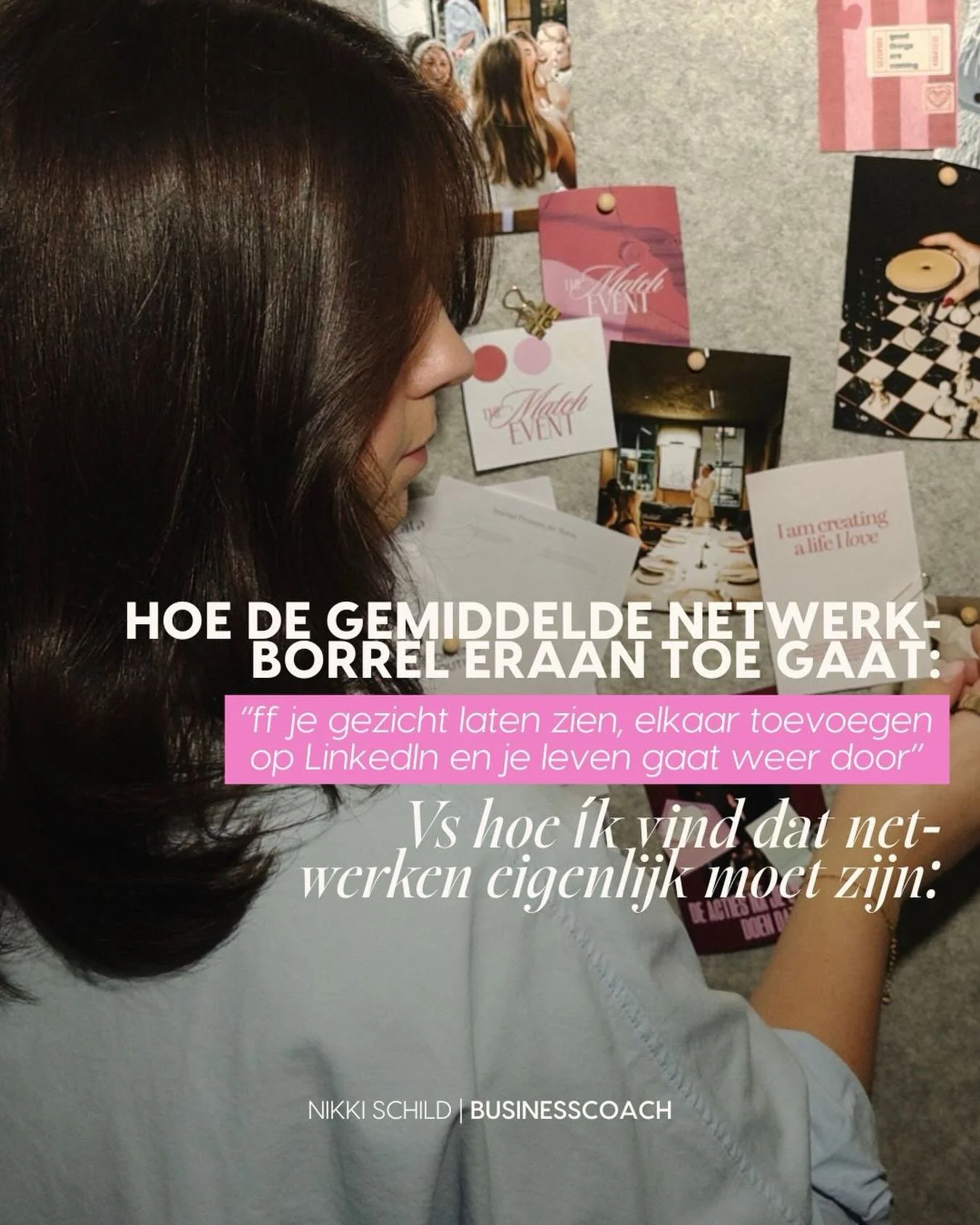 Netwerken wordt vaak gezien als een &lsquo;sociaal evenement&rsquo;. 

We praten veel, laten ons gezicht zien, je volgt de ondernemers die je die dag hebt gesproken op Instagram, voegt ze toe op LinkedIn

En je leven gaat weer door 🤓

Dat v&oacute;e