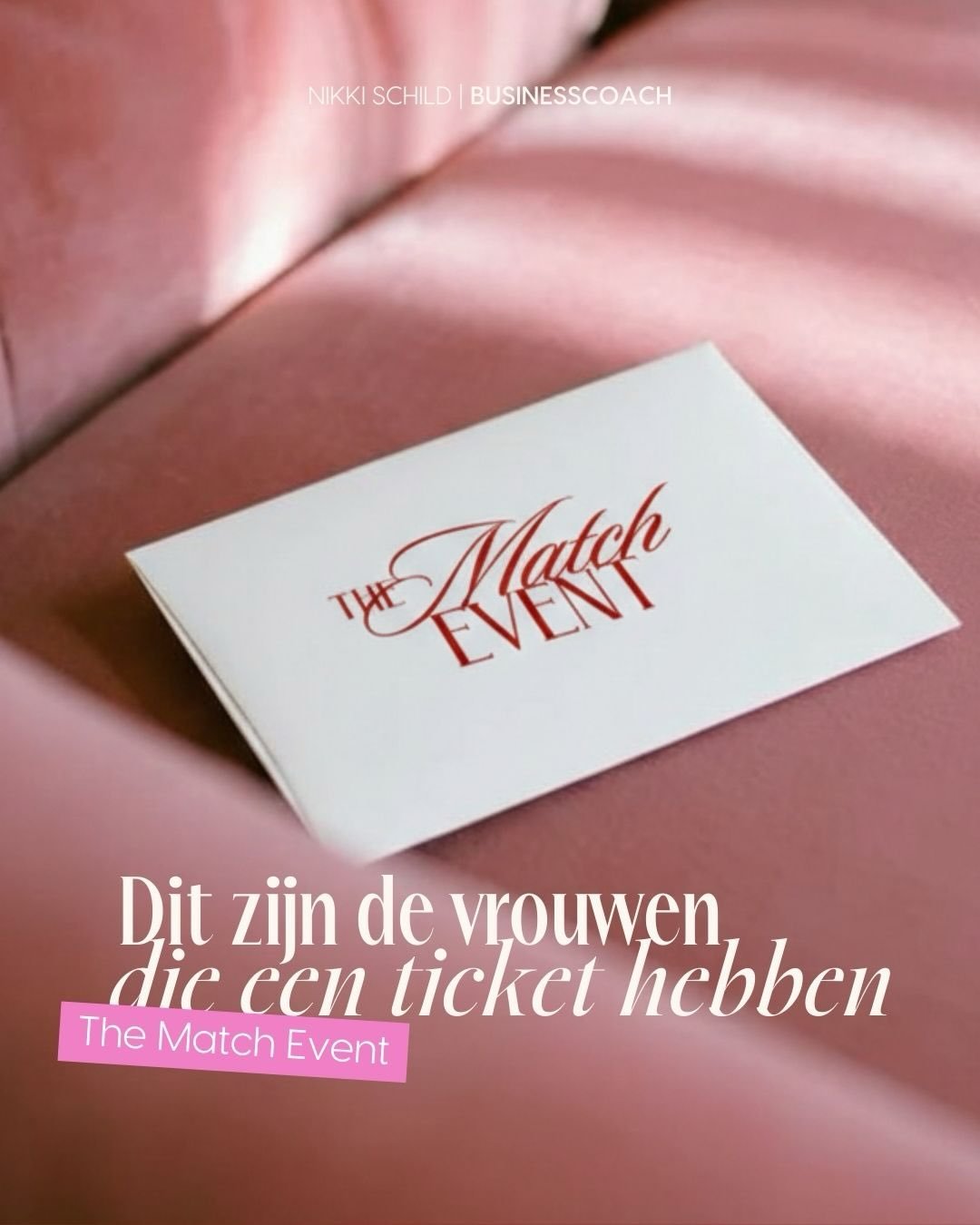 Van coaches tot creatives &amp; van strategisch tot technisch: de groep vrouwen die een ticket bemachtigd hebben voor het event zijn z&oacute; uiteenlopend

Dat er h&eacute;&eacute;l veel matches te maken zijn 😏

Op donderdag 26 maart vindt het The 